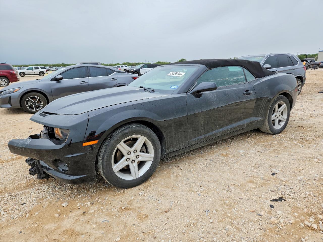 2012 Chevrolet Camaro Lt Black vin: 2G1FB3D34C9167488