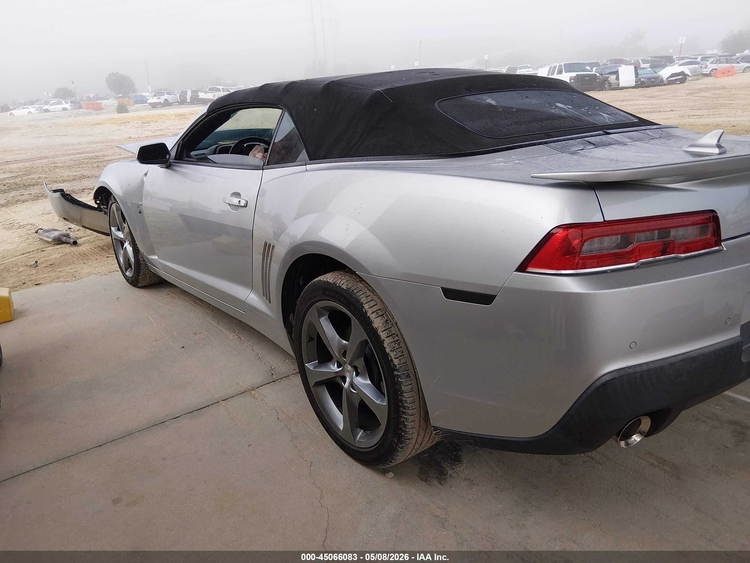2014 Chevrolet Camaro 1lt Gray vin: 2G1FB3D34E9261051