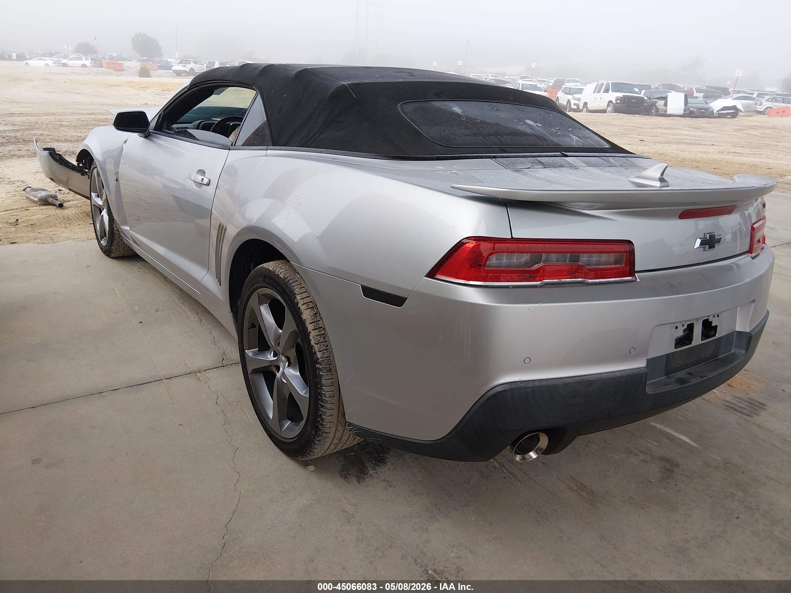2014 Chevrolet Camaro 1lt Gray vin: 2G1FB3D34E9261051