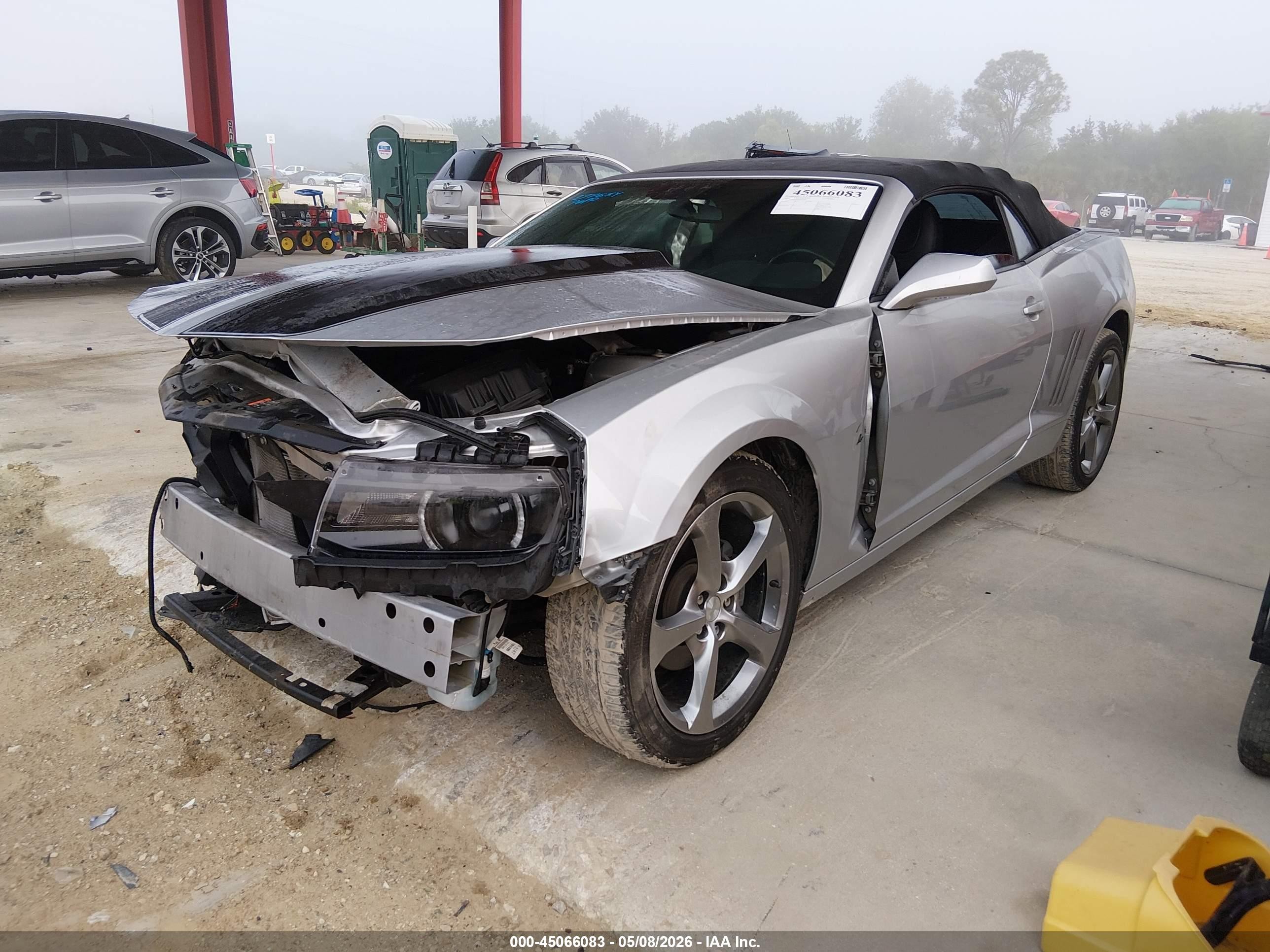 2014 Chevrolet Camaro 1lt Gray vin: 2G1FB3D34E9261051