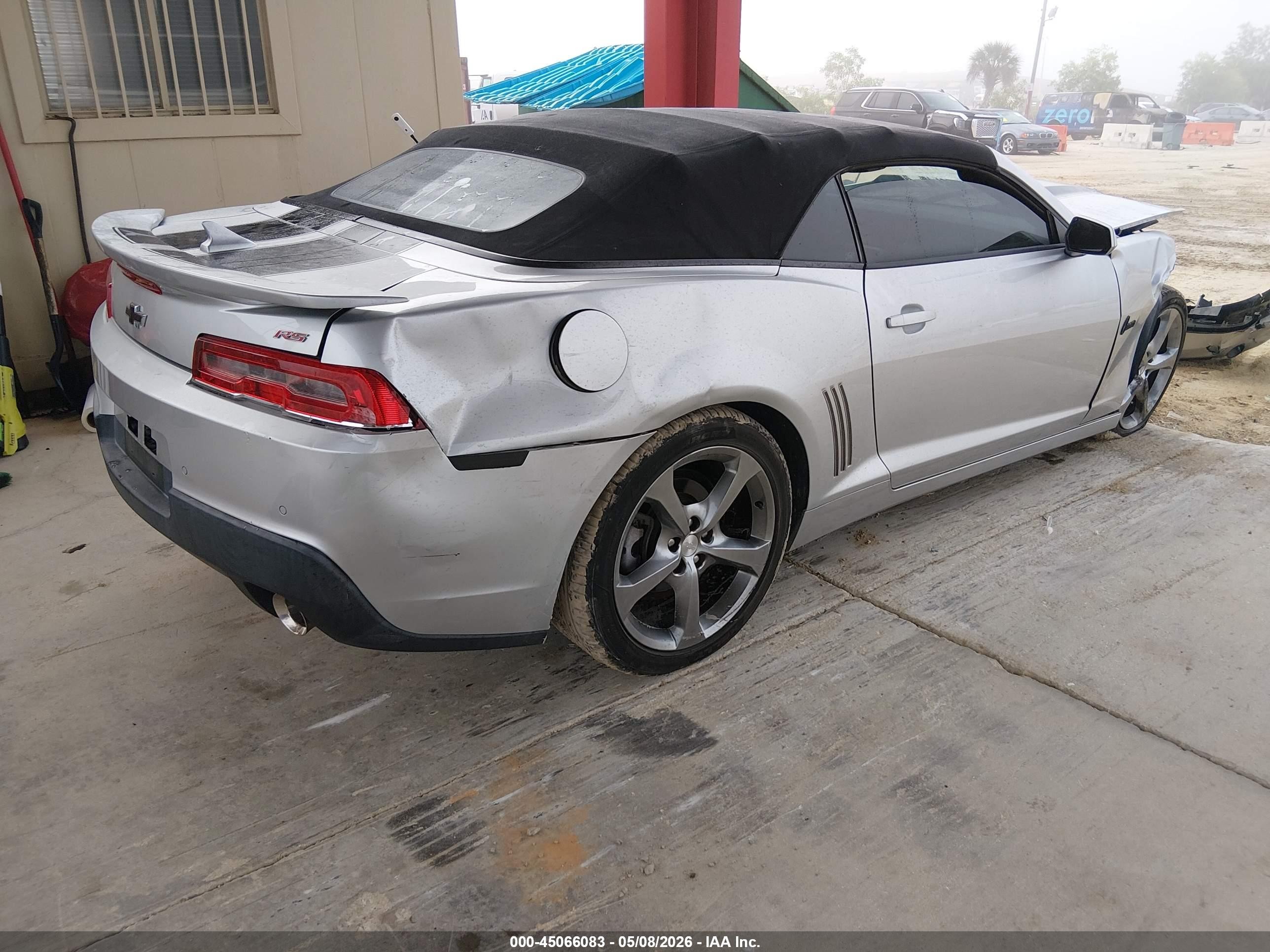 2014 Chevrolet Camaro 1lt Gray vin: 2G1FB3D34E9261051