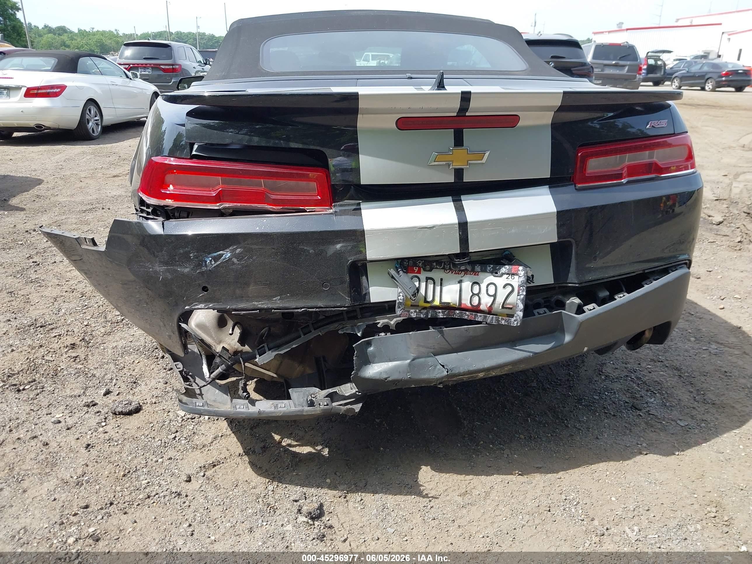 2014 Chevrolet Camaro 1lt Black vin: 2G1FB3D34E9322804