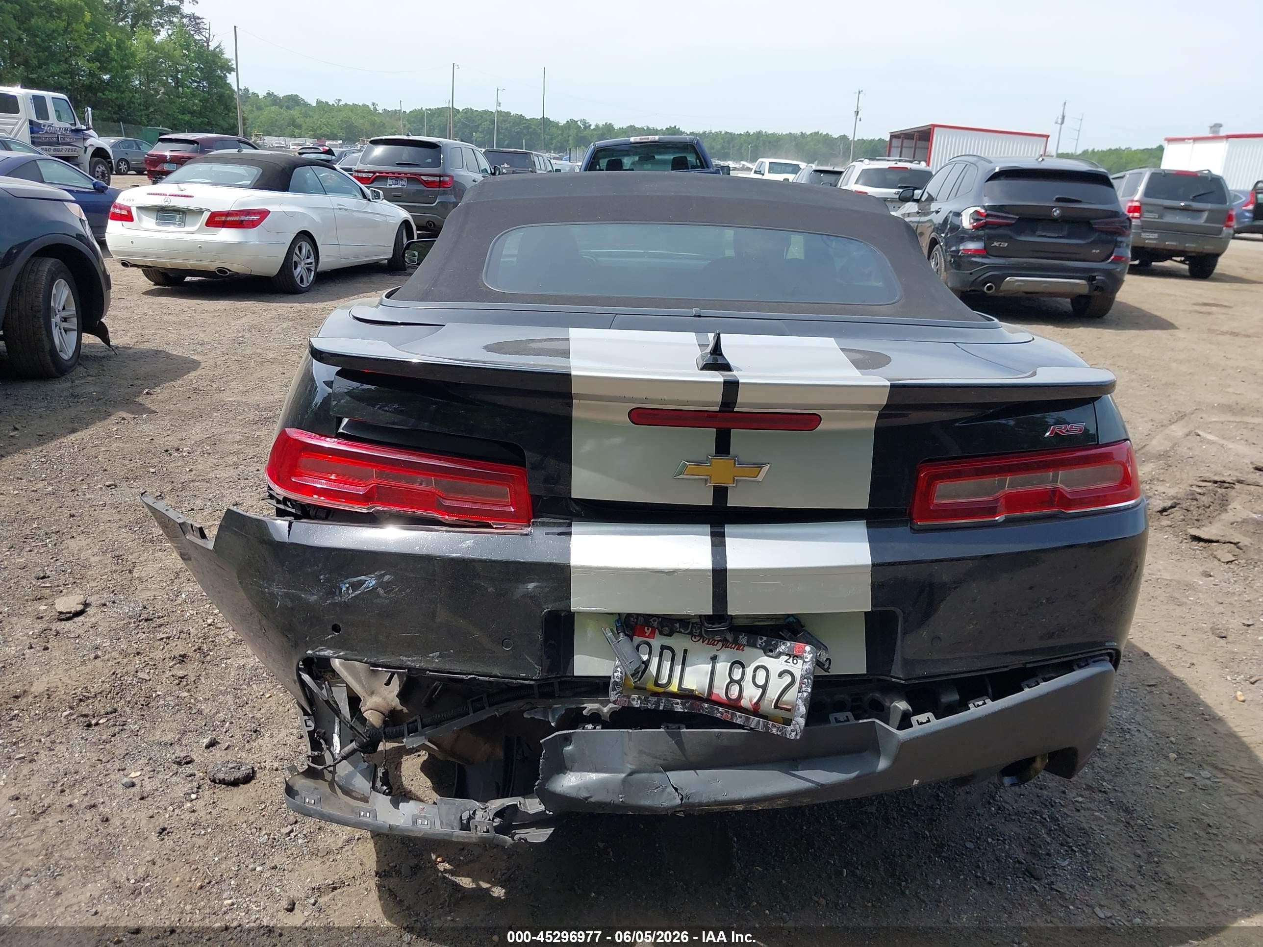 2014 Chevrolet Camaro 1lt Black vin: 2G1FB3D34E9322804