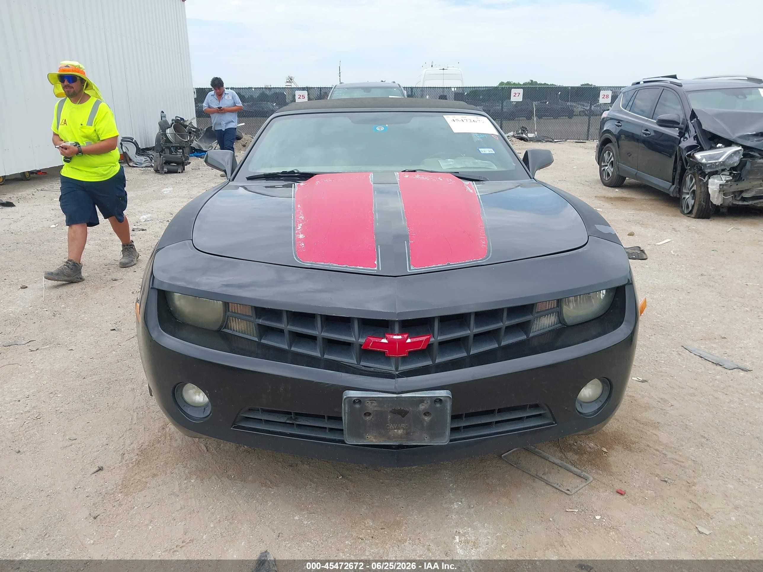 2013 Chevrolet Camaro 1lt Black vin: 2G1FB3D35D9203920