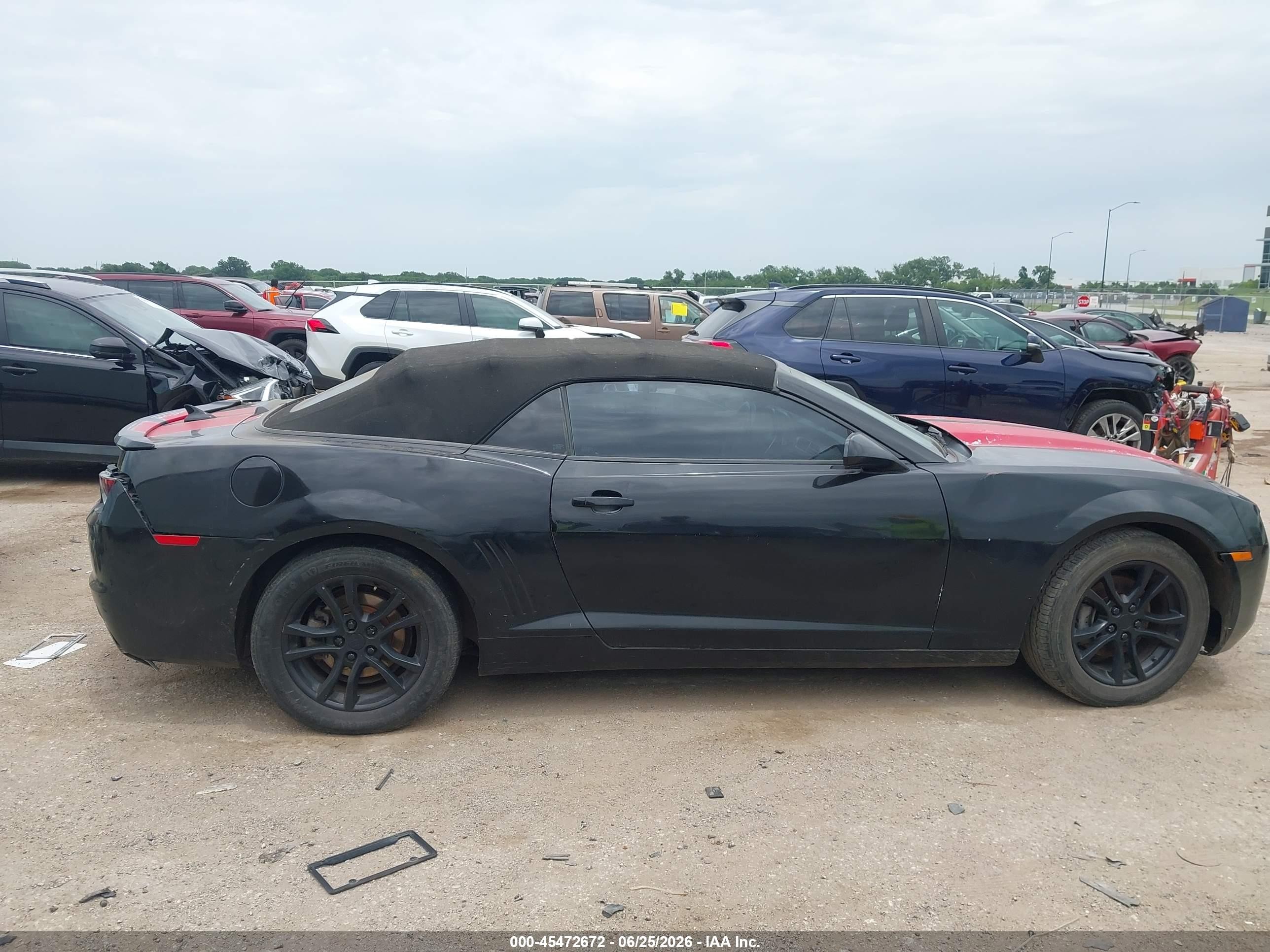 2013 Chevrolet Camaro 1lt Black vin: 2G1FB3D35D9203920