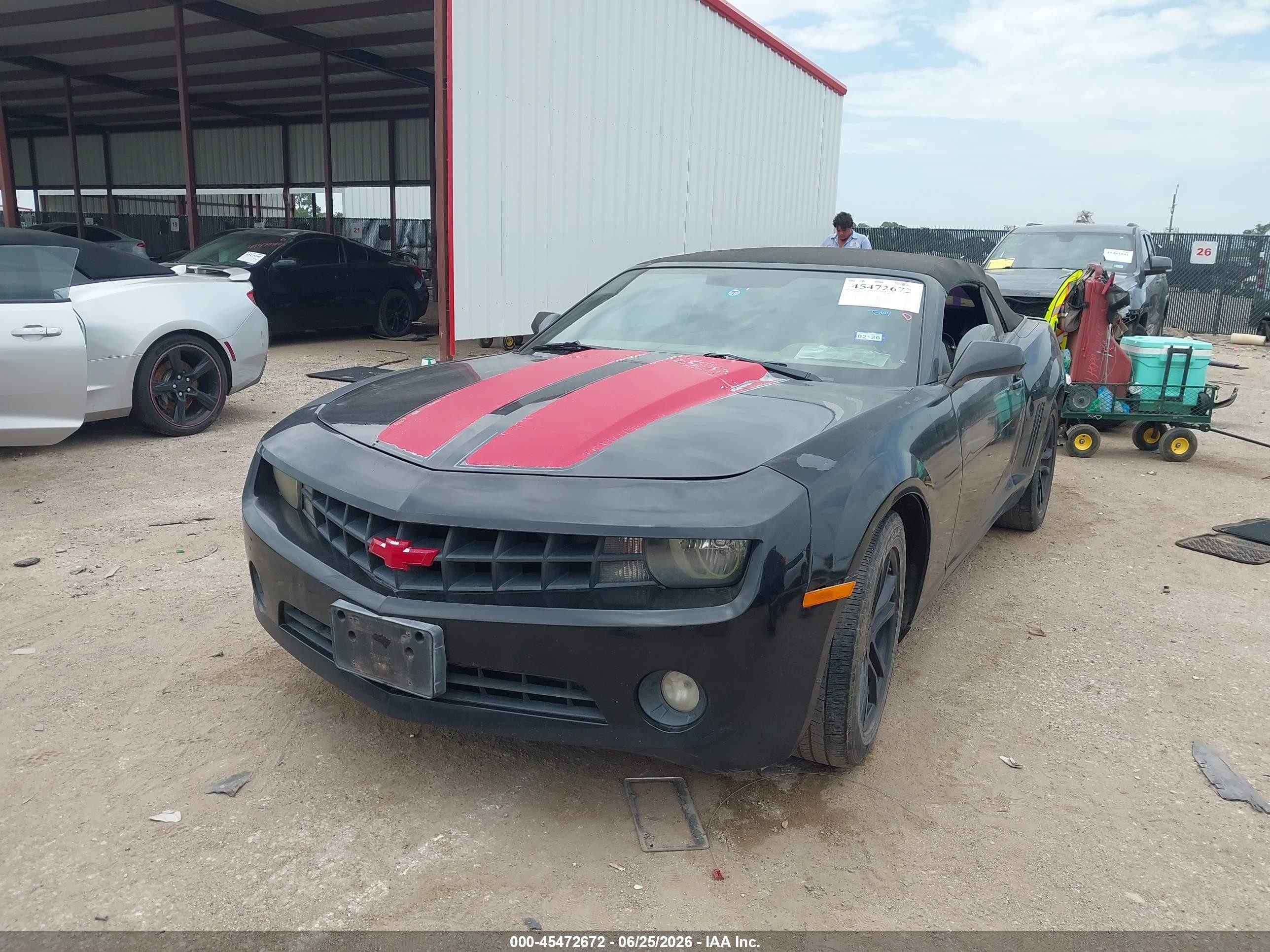 2013 Chevrolet Camaro 1lt Black vin: 2G1FB3D35D9203920