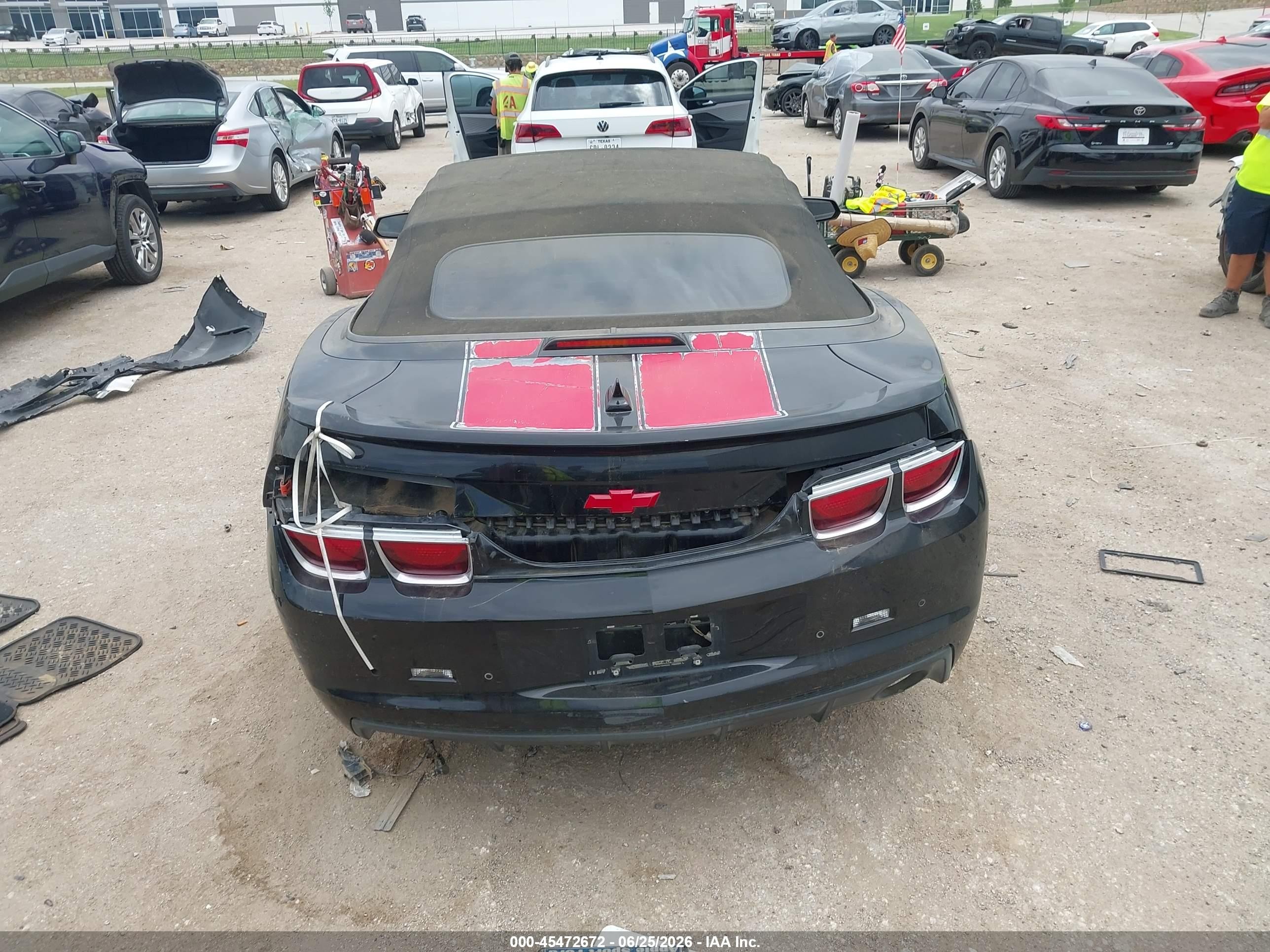 2013 Chevrolet Camaro 1lt Black vin: 2G1FB3D35D9203920