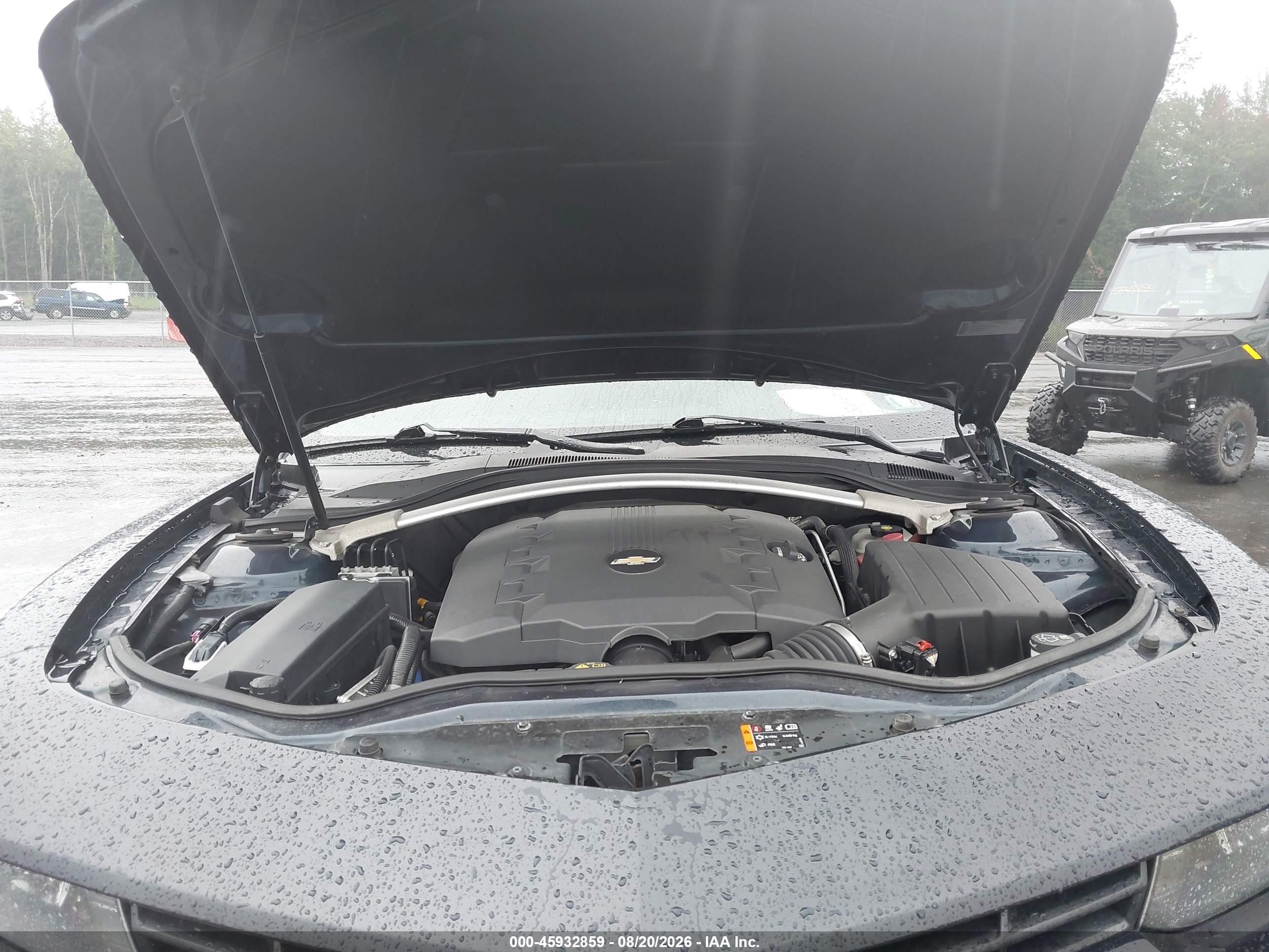 2014 Chevrolet Camaro 1lt Blue vin: 2G1FB3D35E9185405