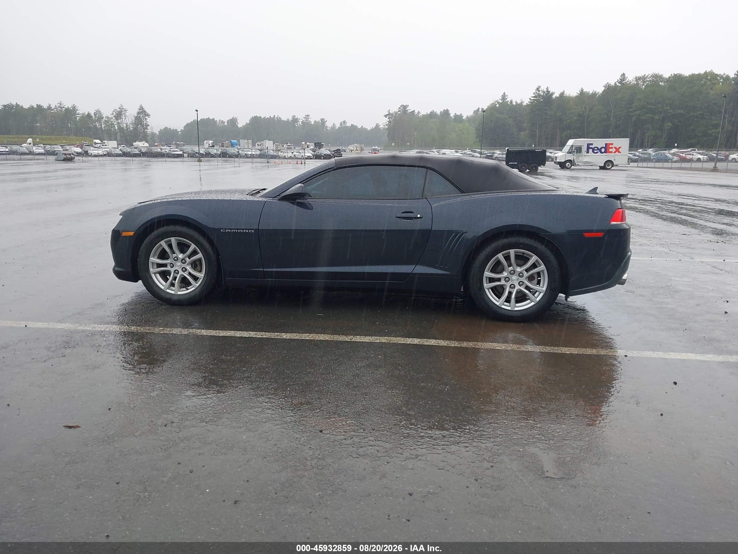 2014 Chevrolet Camaro 1lt Blue vin: 2G1FB3D35E9185405