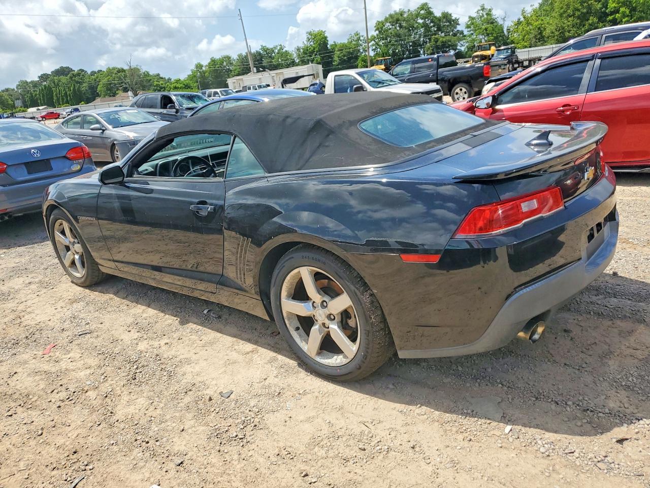 2014 Chevrolet Camaro Lt Black vin: 2G1FB3D35E9190183