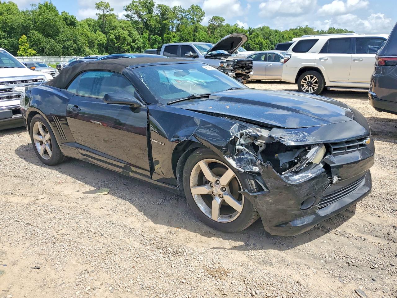 2014 Chevrolet Camaro Lt Black vin: 2G1FB3D35E9190183