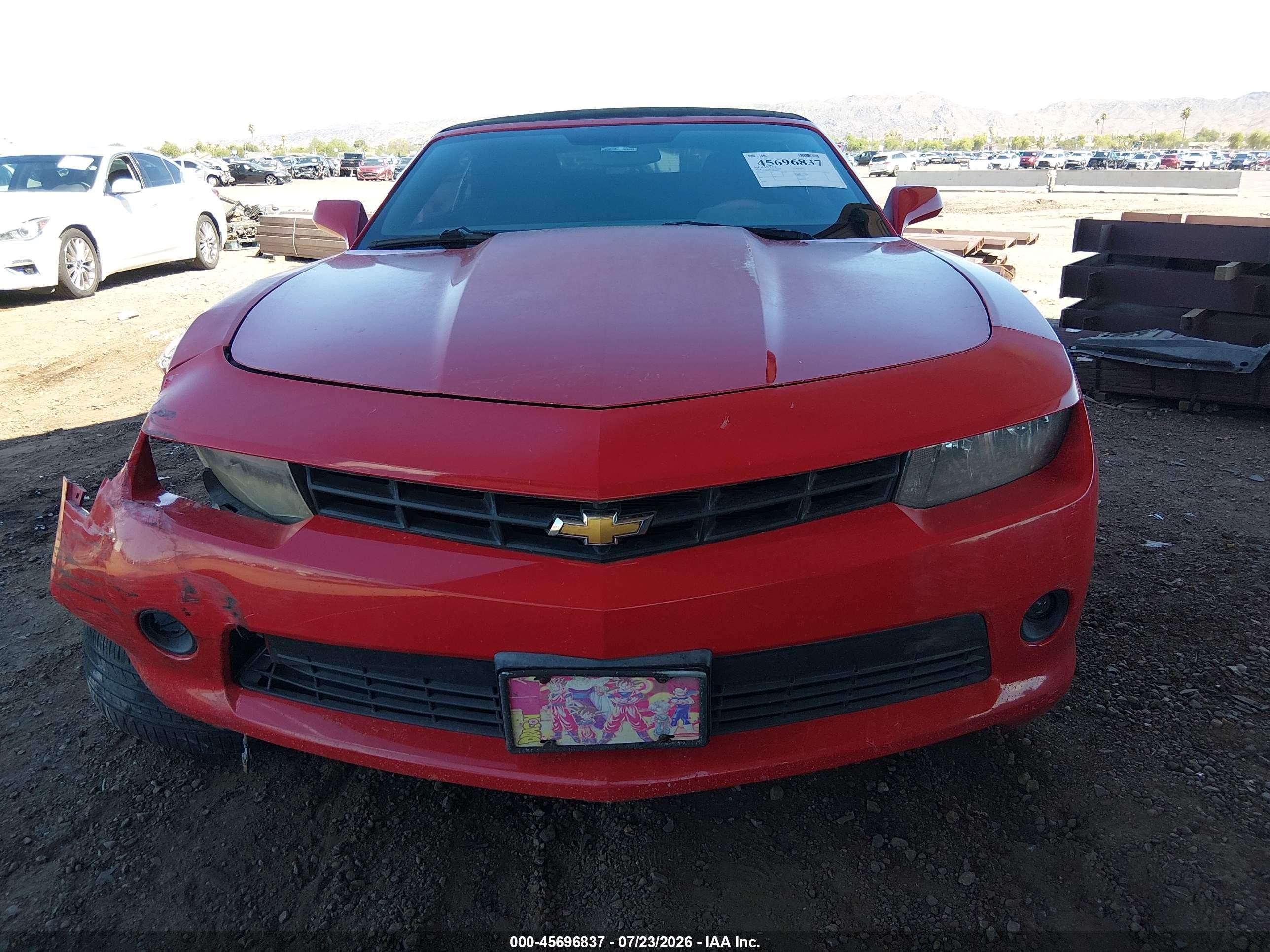 2014 Chevrolet Camaro 1lt Красный vin: 2G1FB3D35E9309074