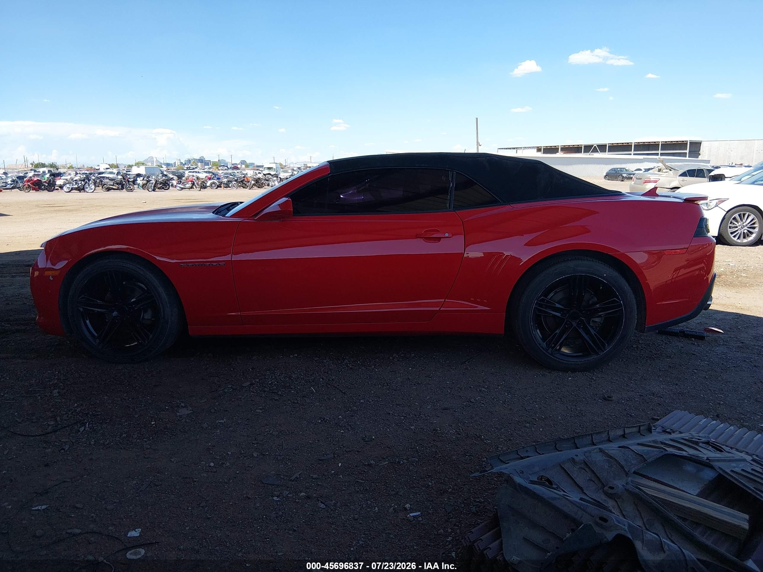 2014 Chevrolet Camaro 1lt Красный vin: 2G1FB3D35E9309074