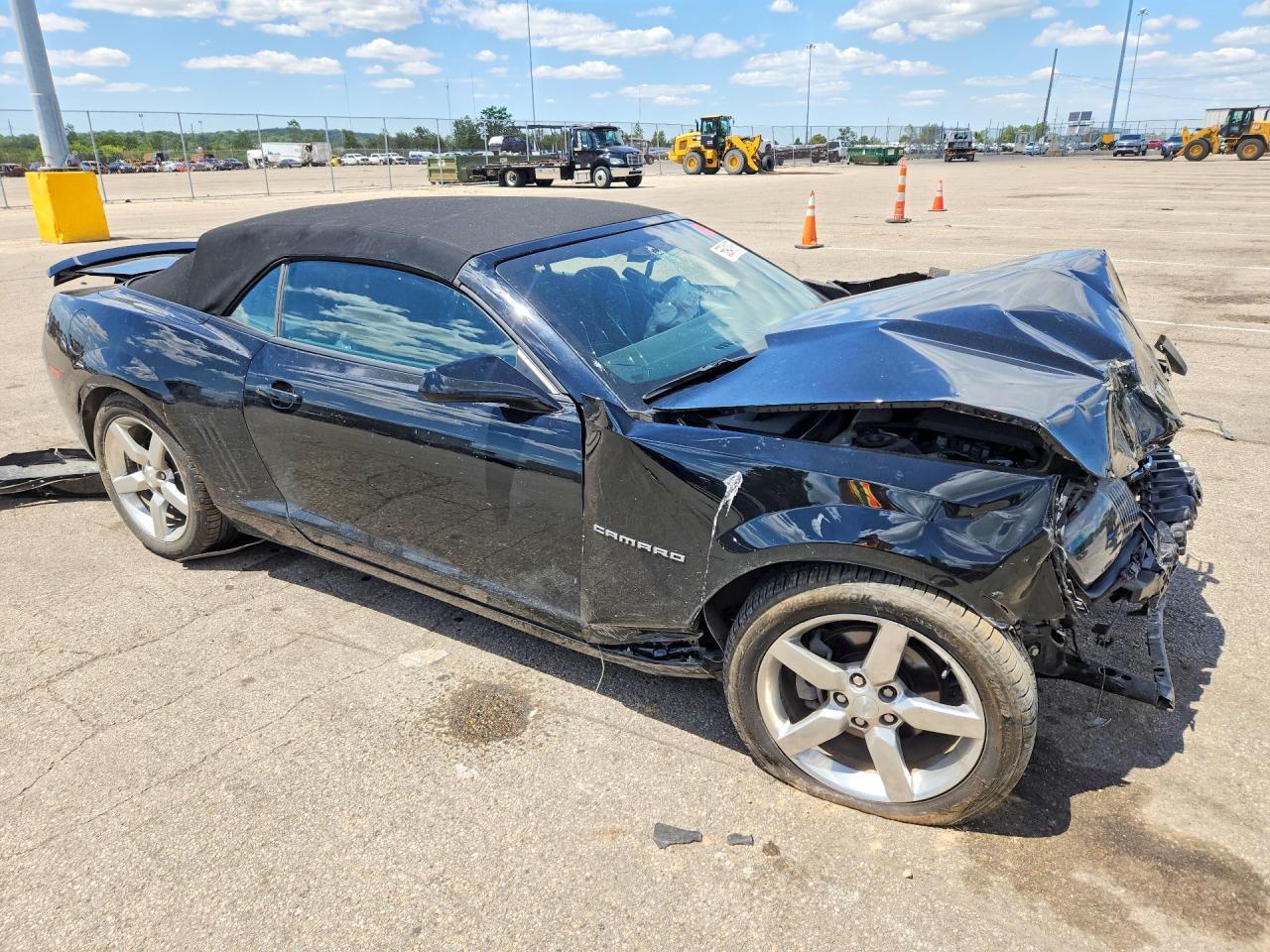 2012 Chevrolet Camaro Lt Black vin: 2G1FB3D36C9105591