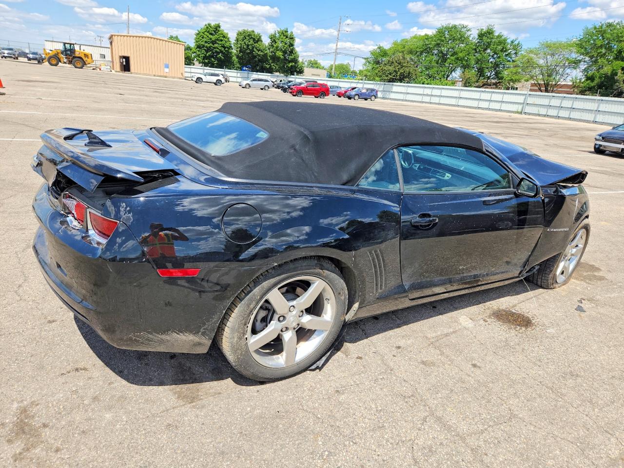 2012 Chevrolet Camaro Lt Black vin: 2G1FB3D36C9105591