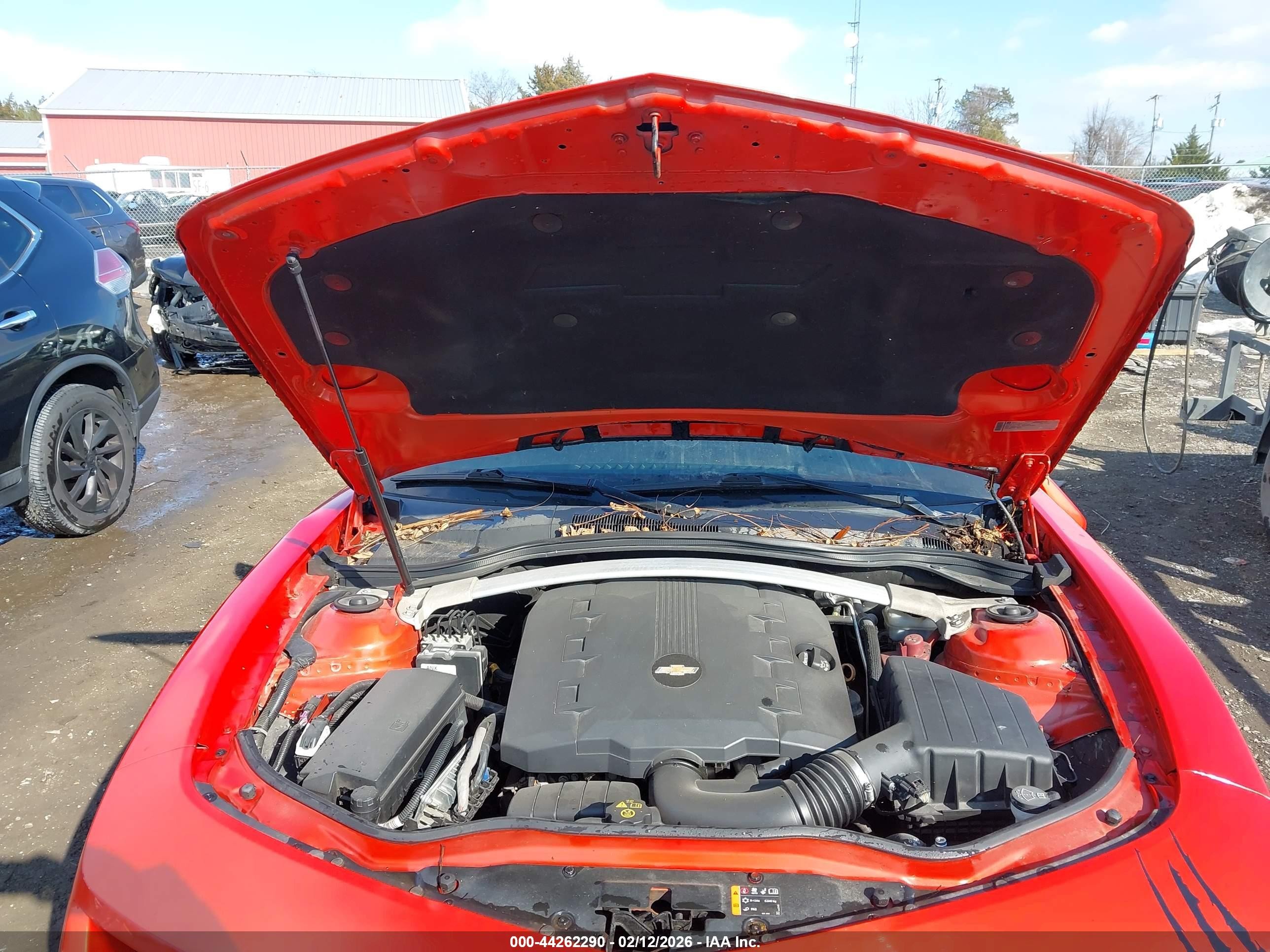 2012 Chevrolet Camaro 1lt Orange vin: 2G1FB3D36C9175396
