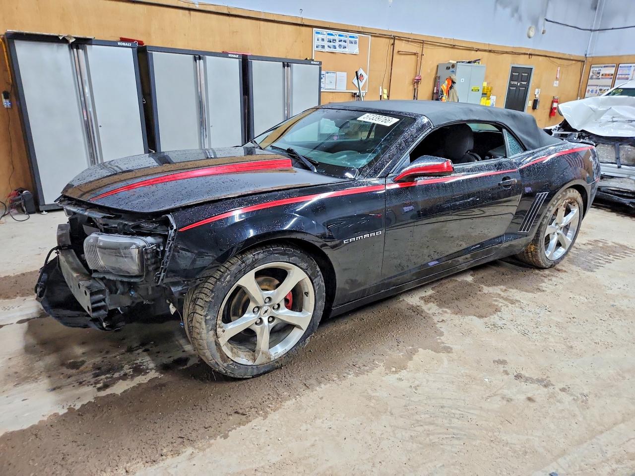 2013 Chevrolet Camaro Lt Black vin: 2G1FB3D36D9103244