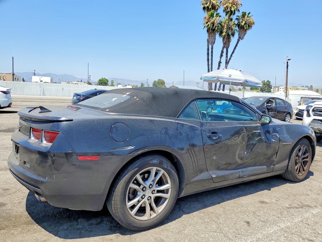 2013 Chevrolet Camaro Lt Black vin: 2G1FB3D36D9121775