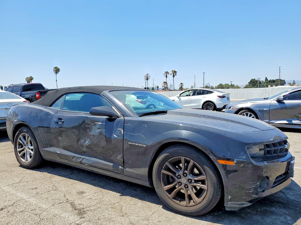 2013 Chevrolet Camaro Lt Black vin: 2G1FB3D36D9121775