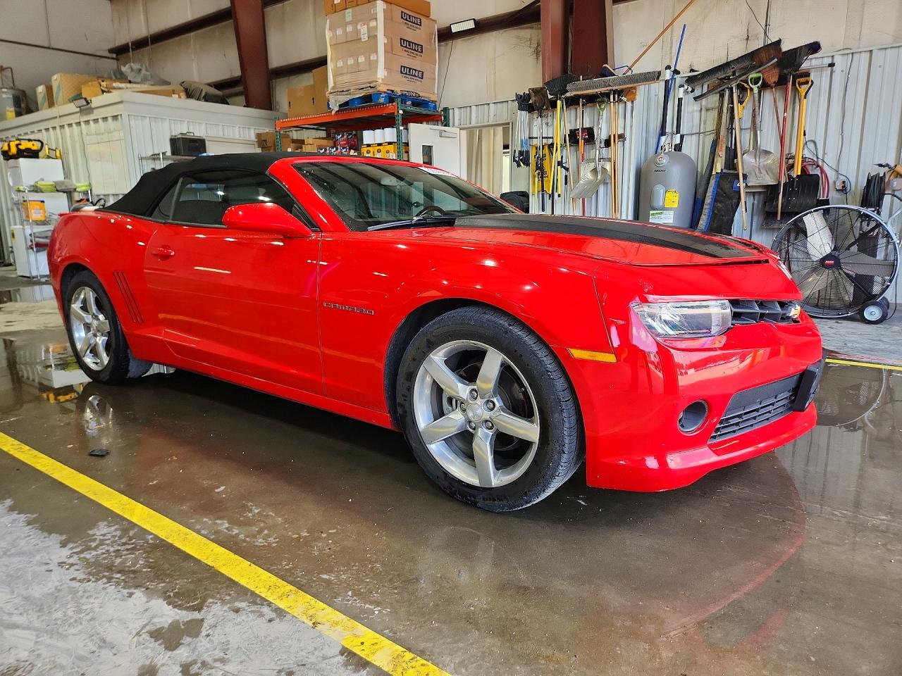2014 Chevrolet Camaro Lt Red vin: 2G1FB3D36E9149903