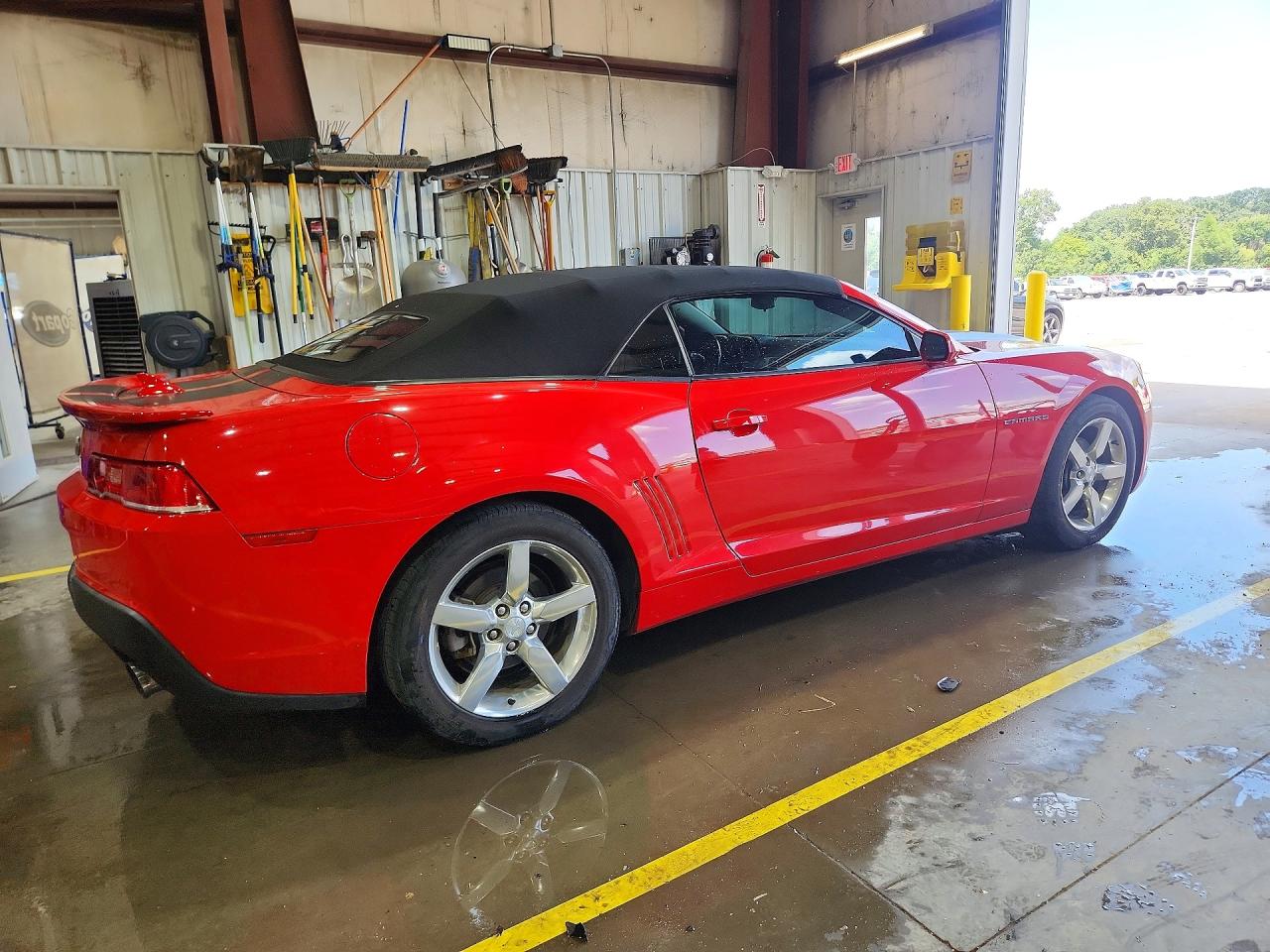 2014 Chevrolet Camaro Lt Red vin: 2G1FB3D36E9149903