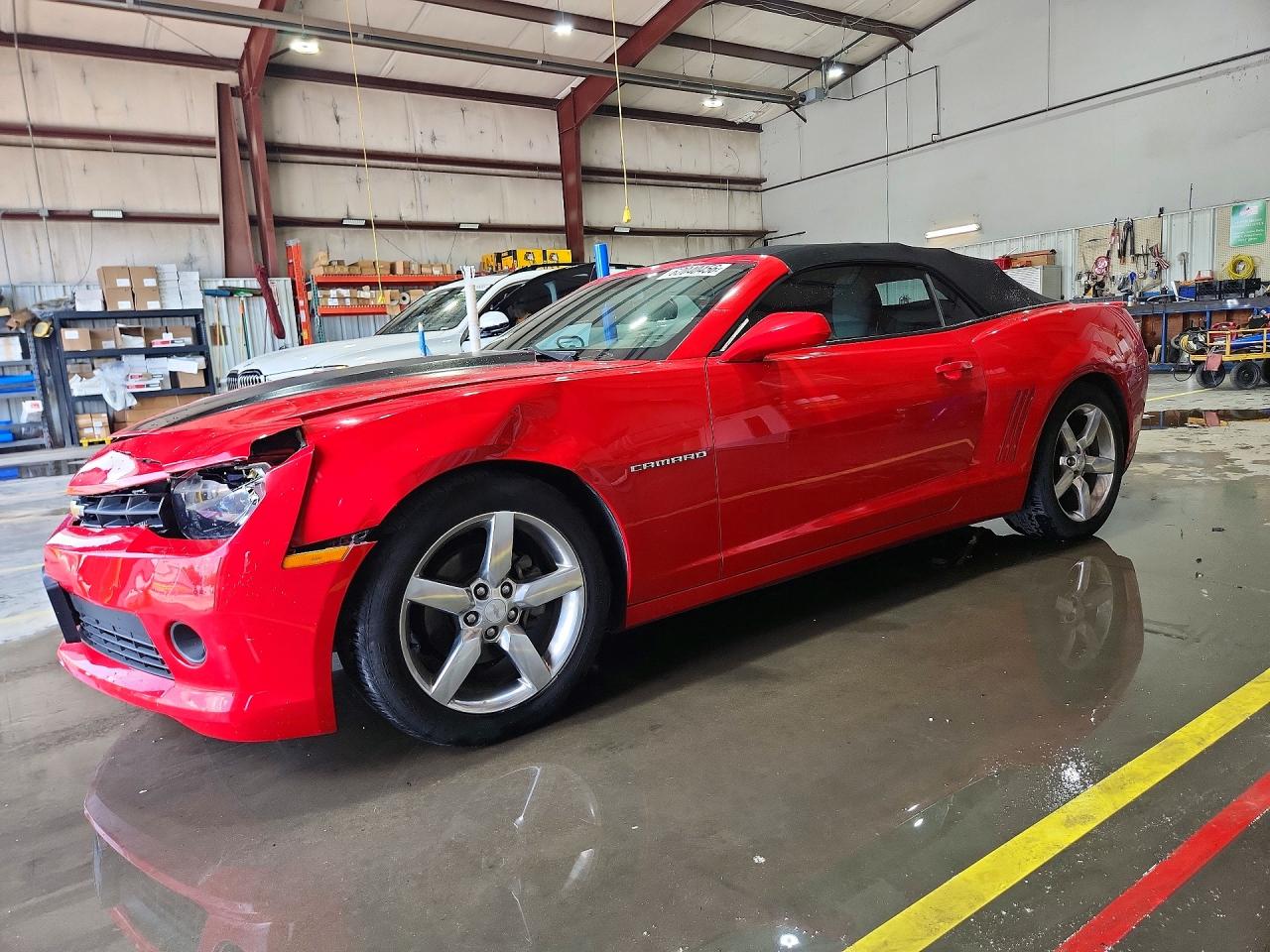 2014 Chevrolet Camaro Lt Red vin: 2G1FB3D36E9149903