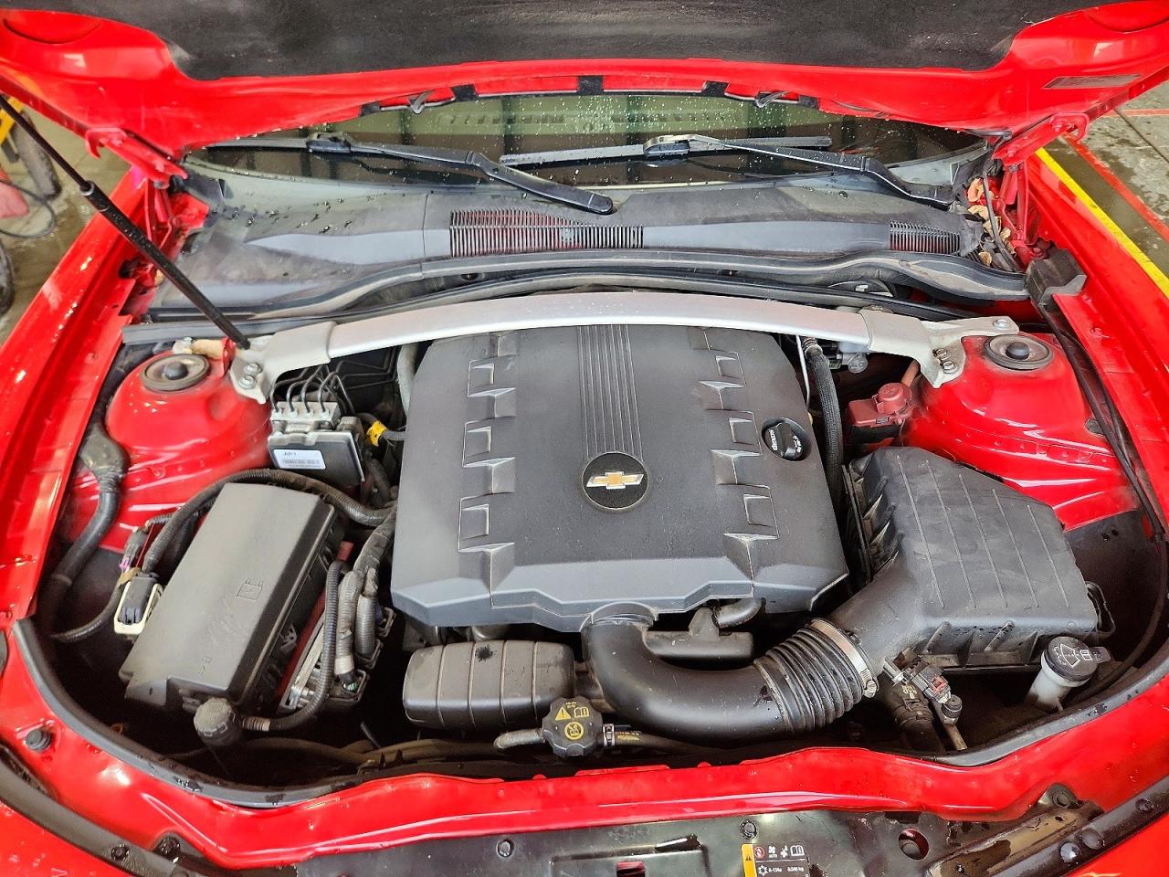 2014 Chevrolet Camaro Lt Red vin: 2G1FB3D36E9149903