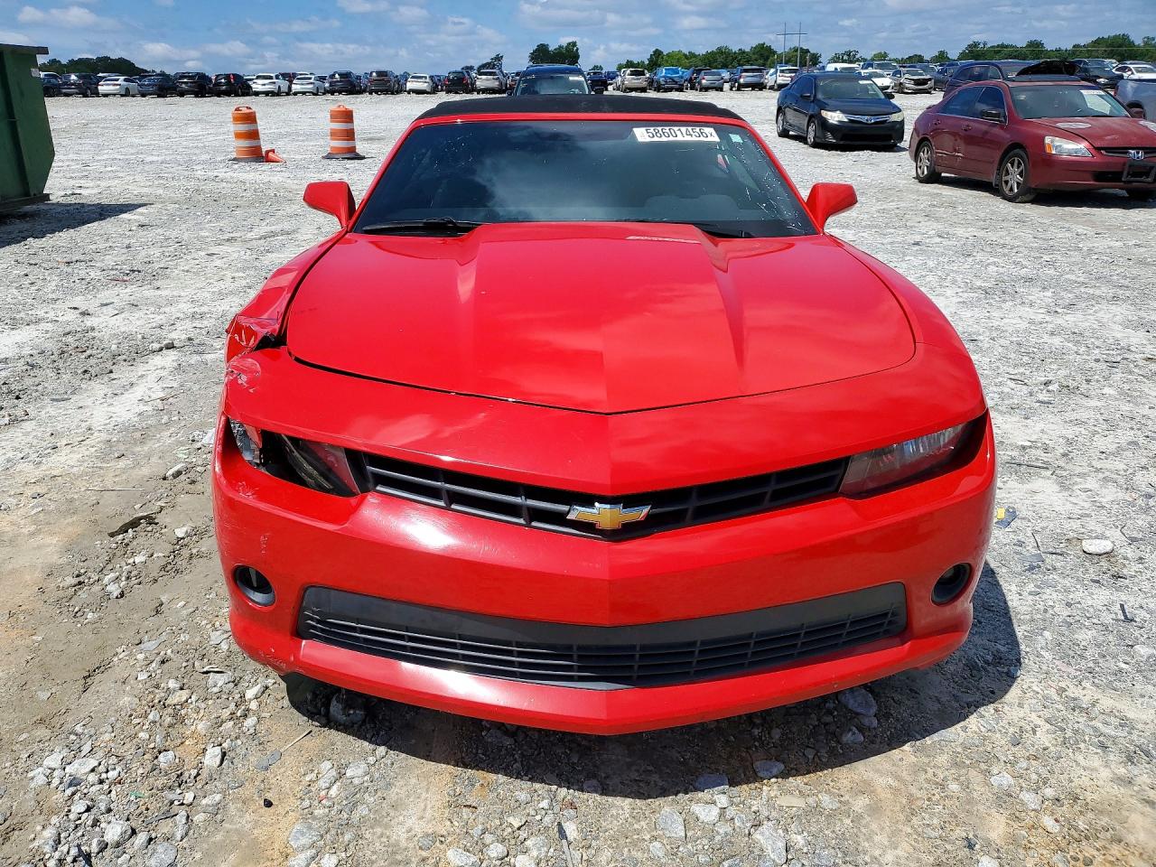 2014 Chevrolet Camaro Lt Red vin: 2G1FB3D37E9225239