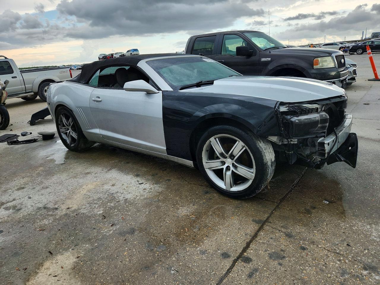 2012 Chevrolet Camaro Lt Silver vin: 2G1FB3D38C9102398