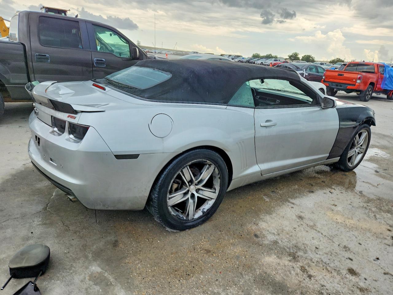 2012 Chevrolet Camaro Lt Silver vin: 2G1FB3D38C9102398