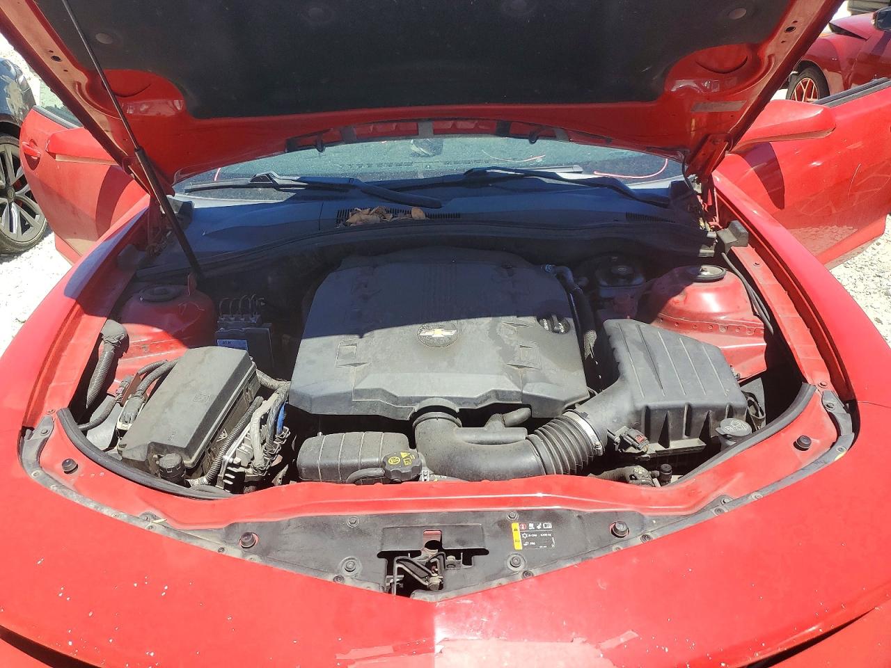 2013 Chevrolet Camaro Lt Red vin: 2G1FB3D38D9224647