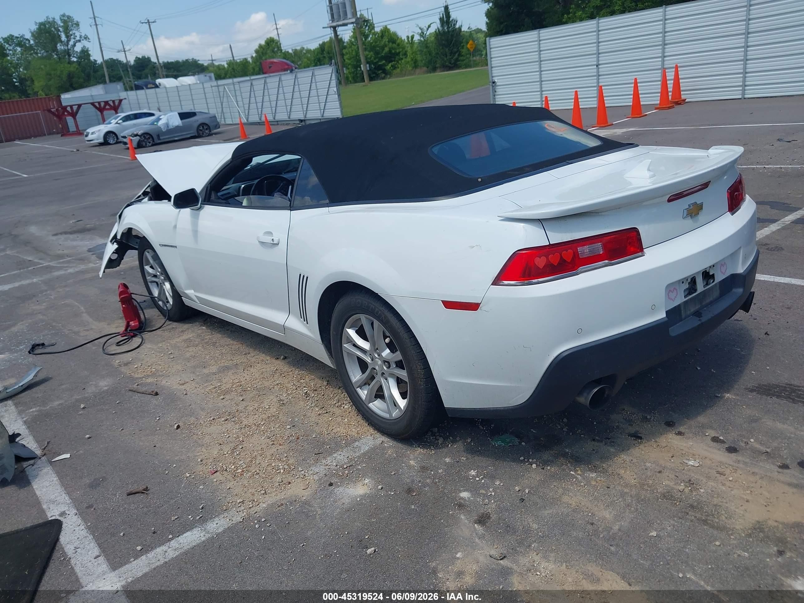 2014 Chevrolet Camaro 1lt White vin: 2G1FB3D38E9127143