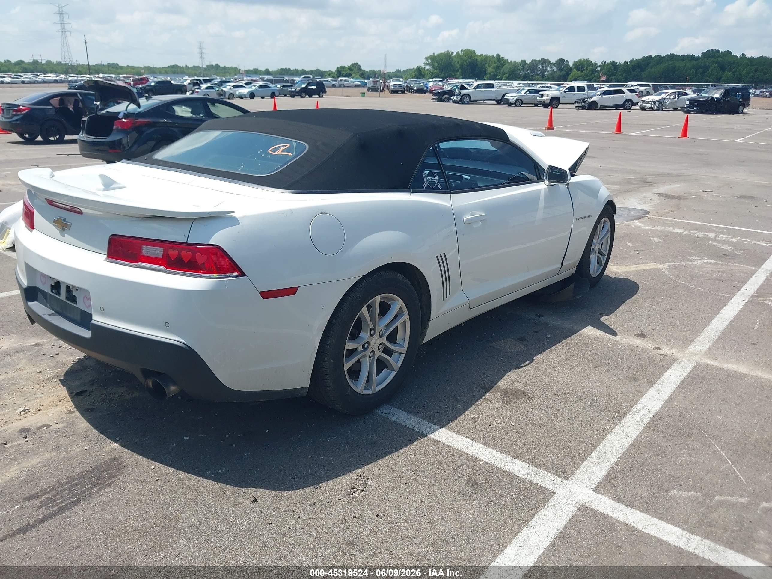 2014 Chevrolet Camaro 1lt White vin: 2G1FB3D38E9127143