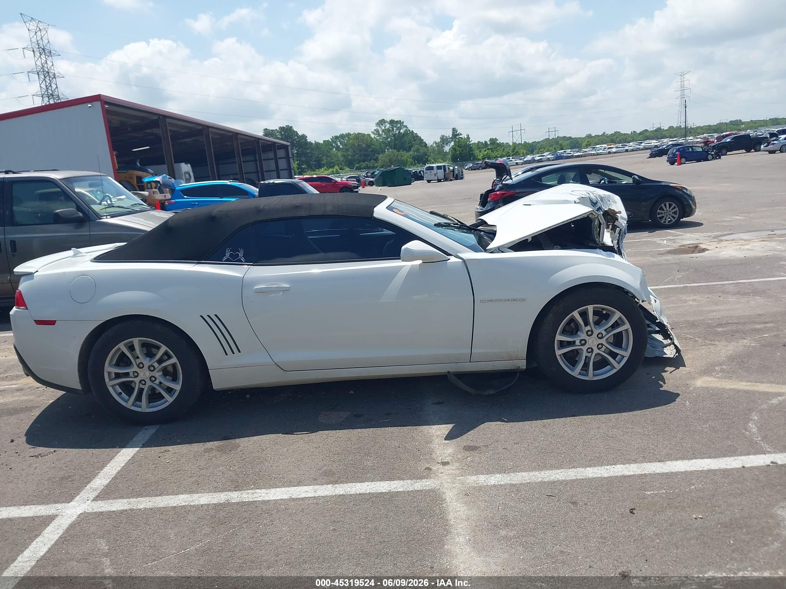 2014 Chevrolet Camaro 1lt White vin: 2G1FB3D38E9127143