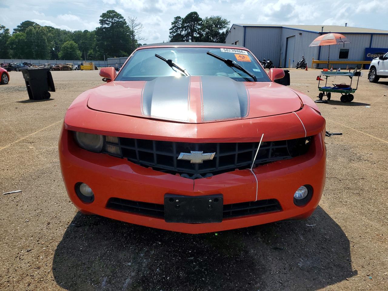 2012 Chevrolet Camaro Lt Orange vin: 2G1FB3D39C9121106