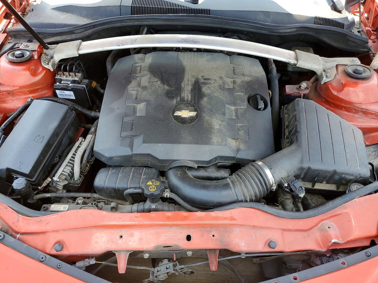 2012 Chevrolet Camaro Lt Orange vin: 2G1FB3D39C9121106