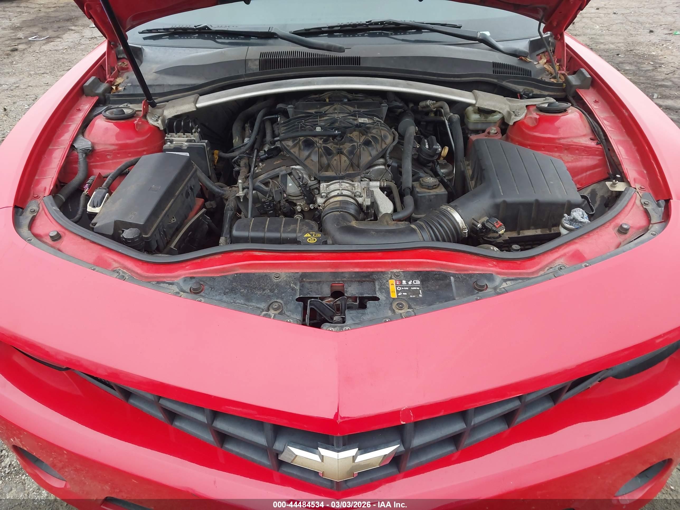 2013 Chevrolet Camaro 1lt Red vin: 2G1FB3D39D9195434