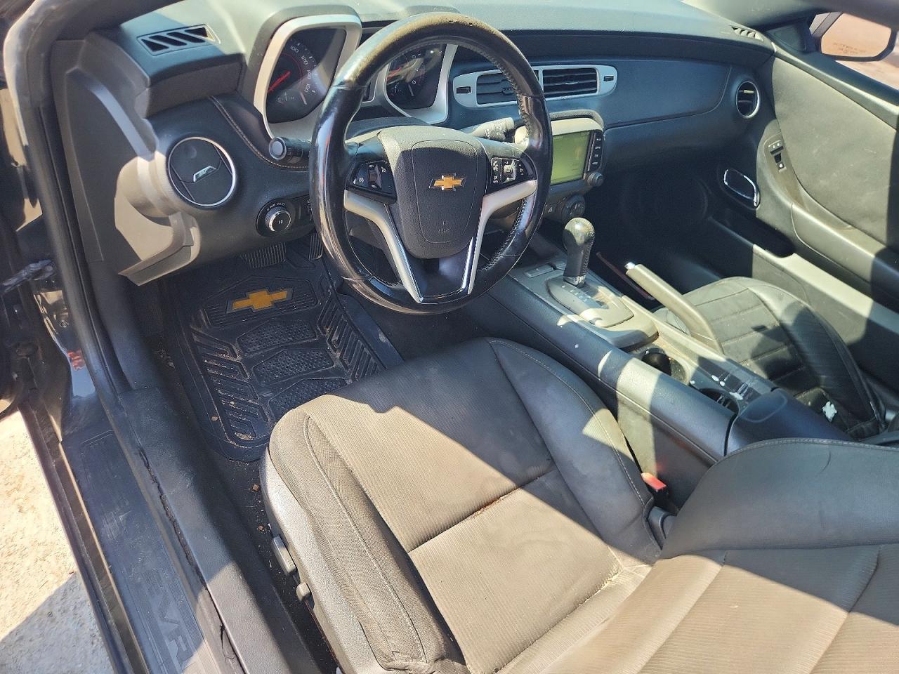 2013 Chevrolet Camaro Lt Black vin: 2G1FB3D39D9218680