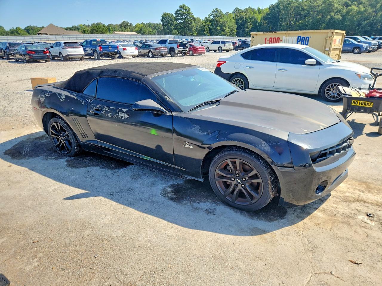 2013 Chevrolet Camaro Lt Black vin: 2G1FB3D39D9218680