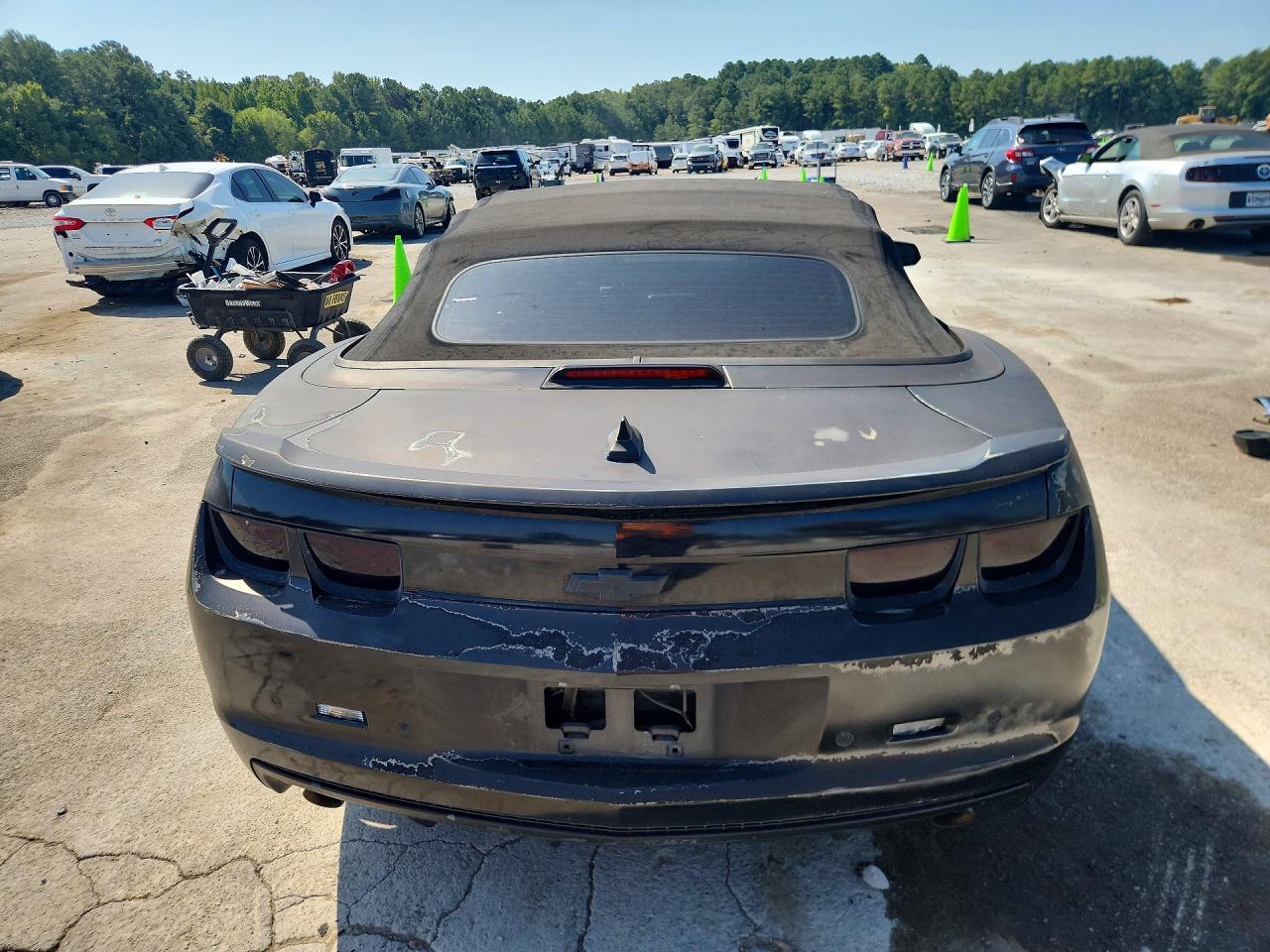 2013 Chevrolet Camaro Lt Black vin: 2G1FB3D39D9218680