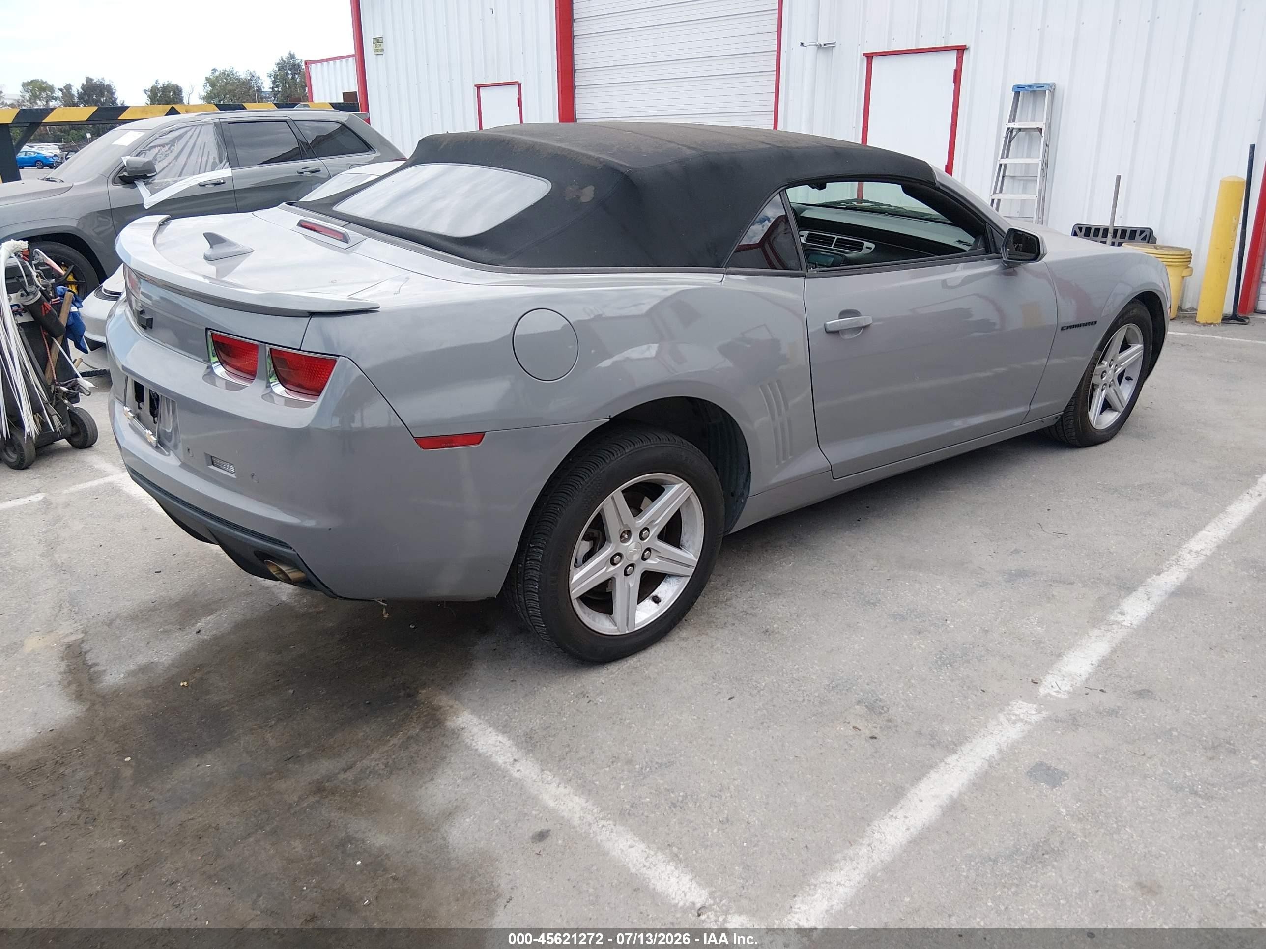 2012 Chevrolet Camaro 1lt Gray vin: 2G1FB3D3XC9157581