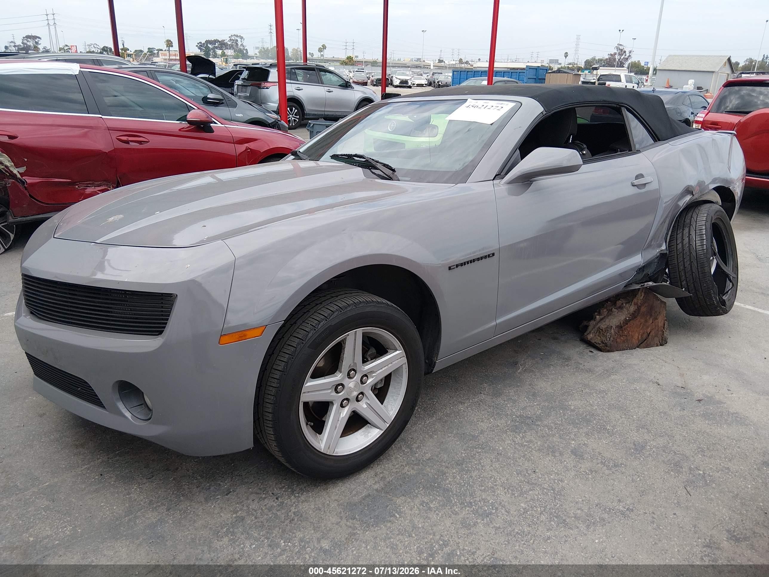 2012 Chevrolet Camaro 1lt Gray vin: 2G1FB3D3XC9157581
