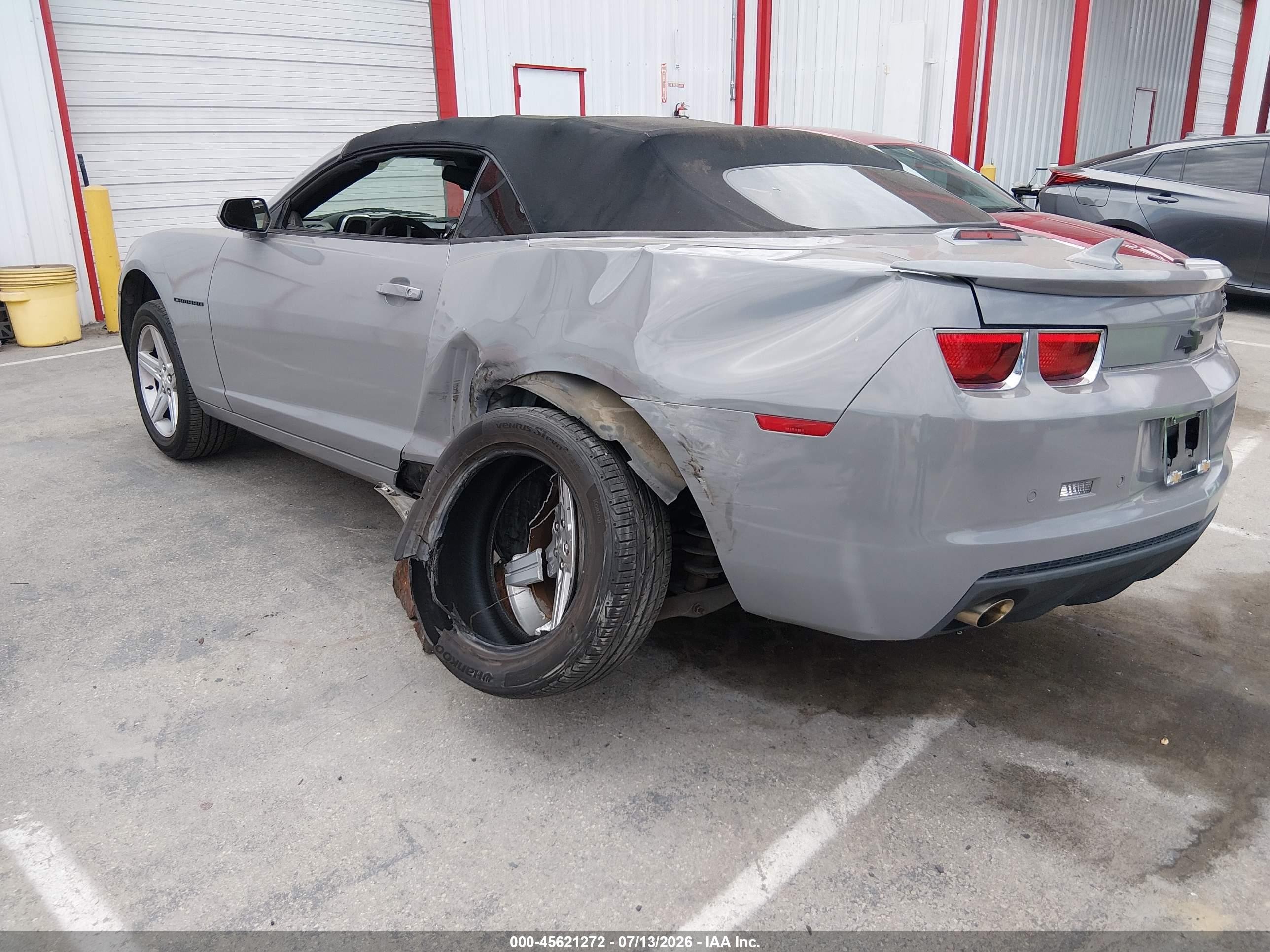 2012 Chevrolet Camaro 1lt Gray vin: 2G1FB3D3XC9157581