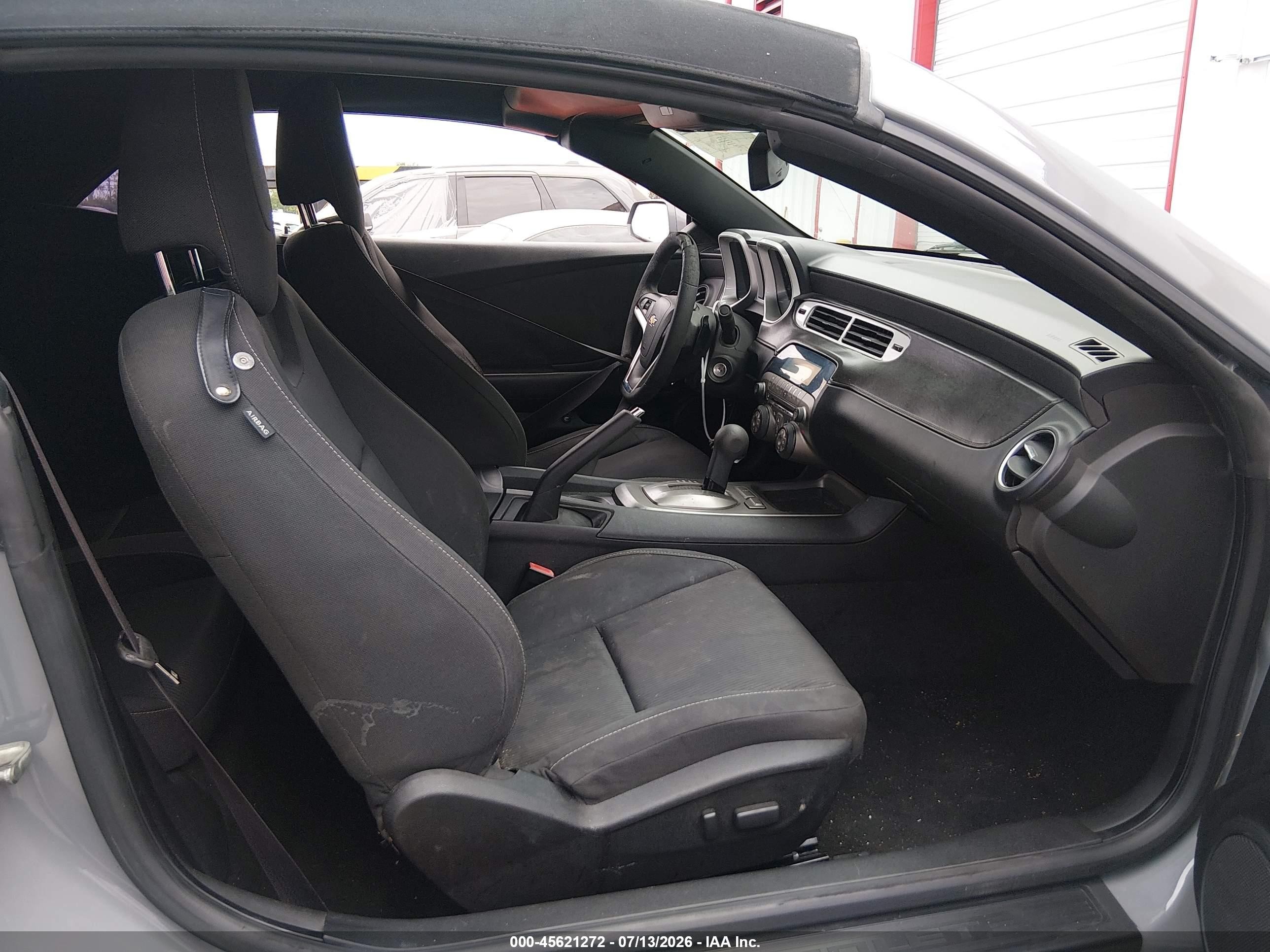 2012 Chevrolet Camaro 1lt Gray vin: 2G1FB3D3XC9157581