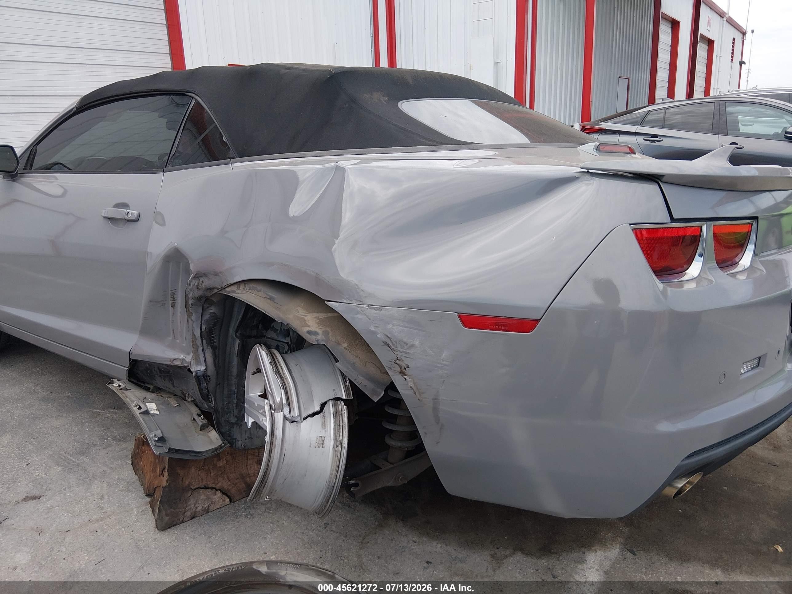 2012 Chevrolet Camaro 1lt Gray vin: 2G1FB3D3XC9157581