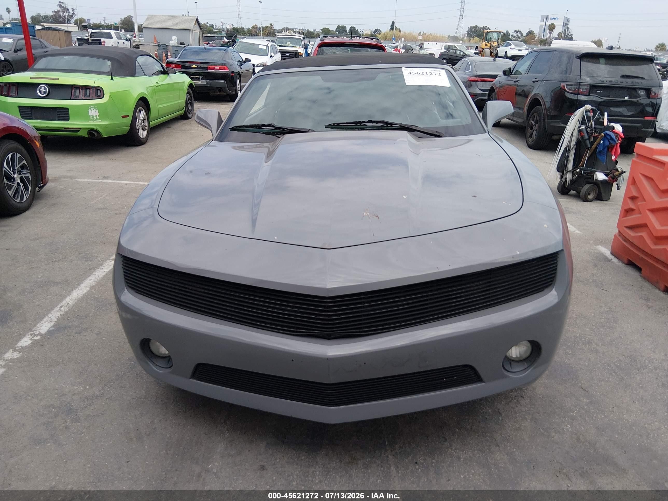 2012 Chevrolet Camaro 1lt Gray vin: 2G1FB3D3XC9157581