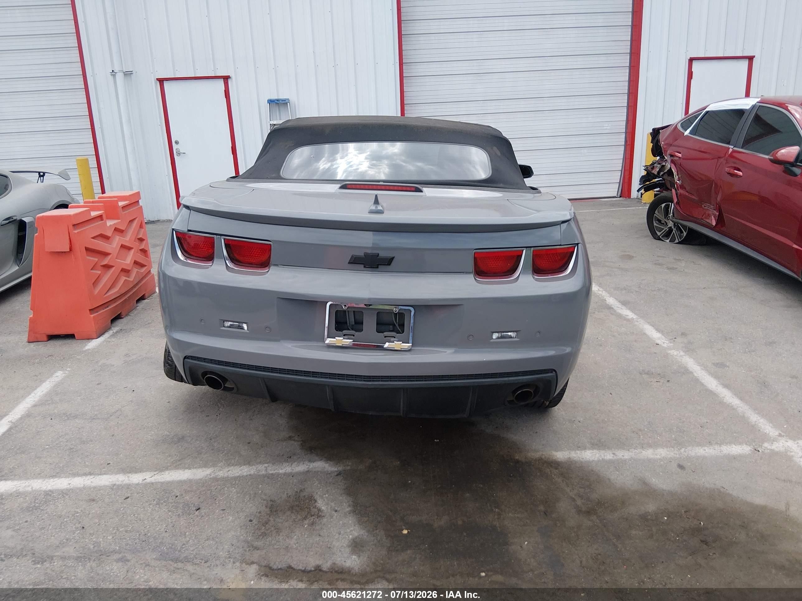 2012 Chevrolet Camaro 1lt Gray vin: 2G1FB3D3XC9157581