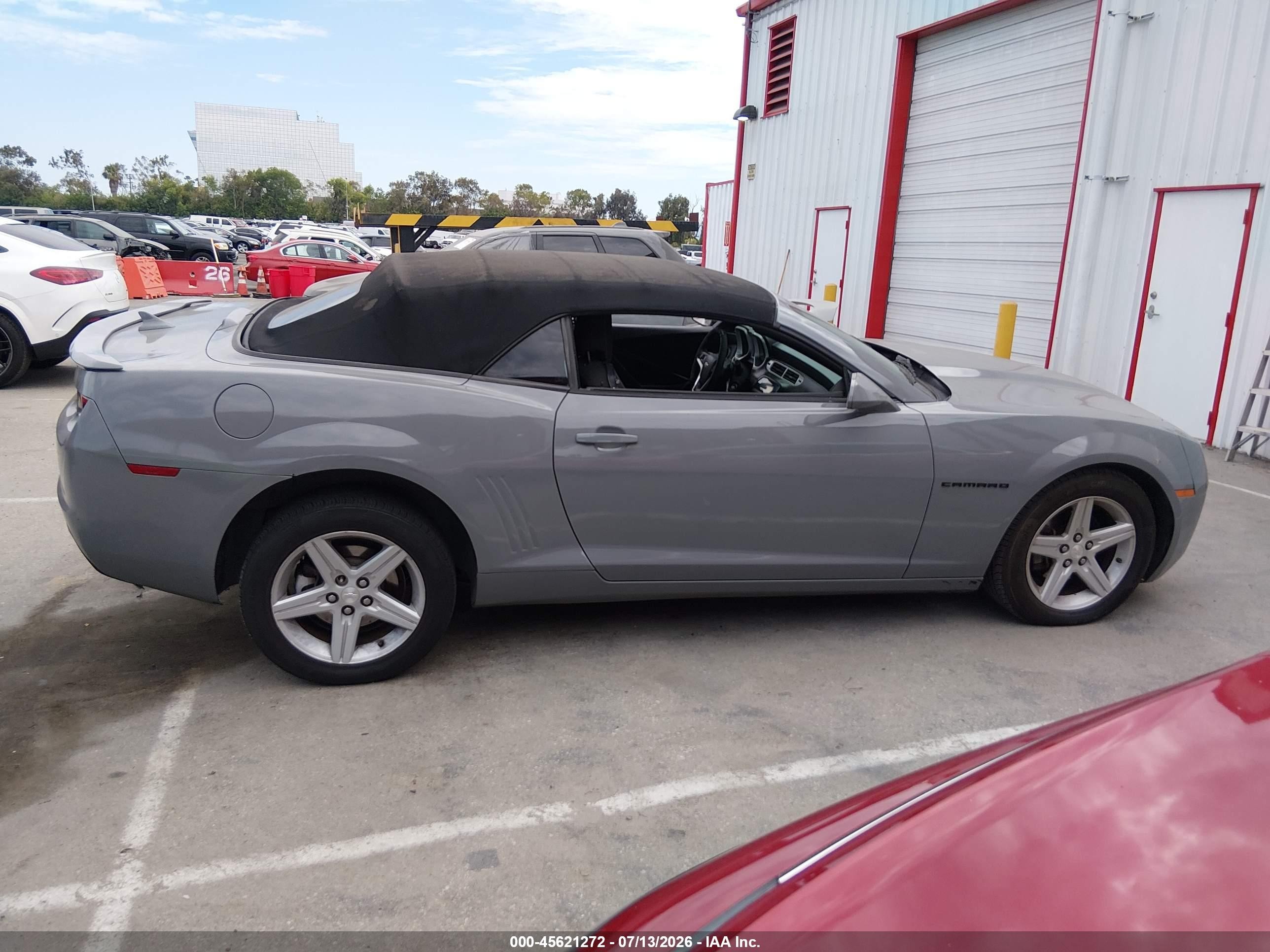 2012 Chevrolet Camaro 1lt Gray vin: 2G1FB3D3XC9157581