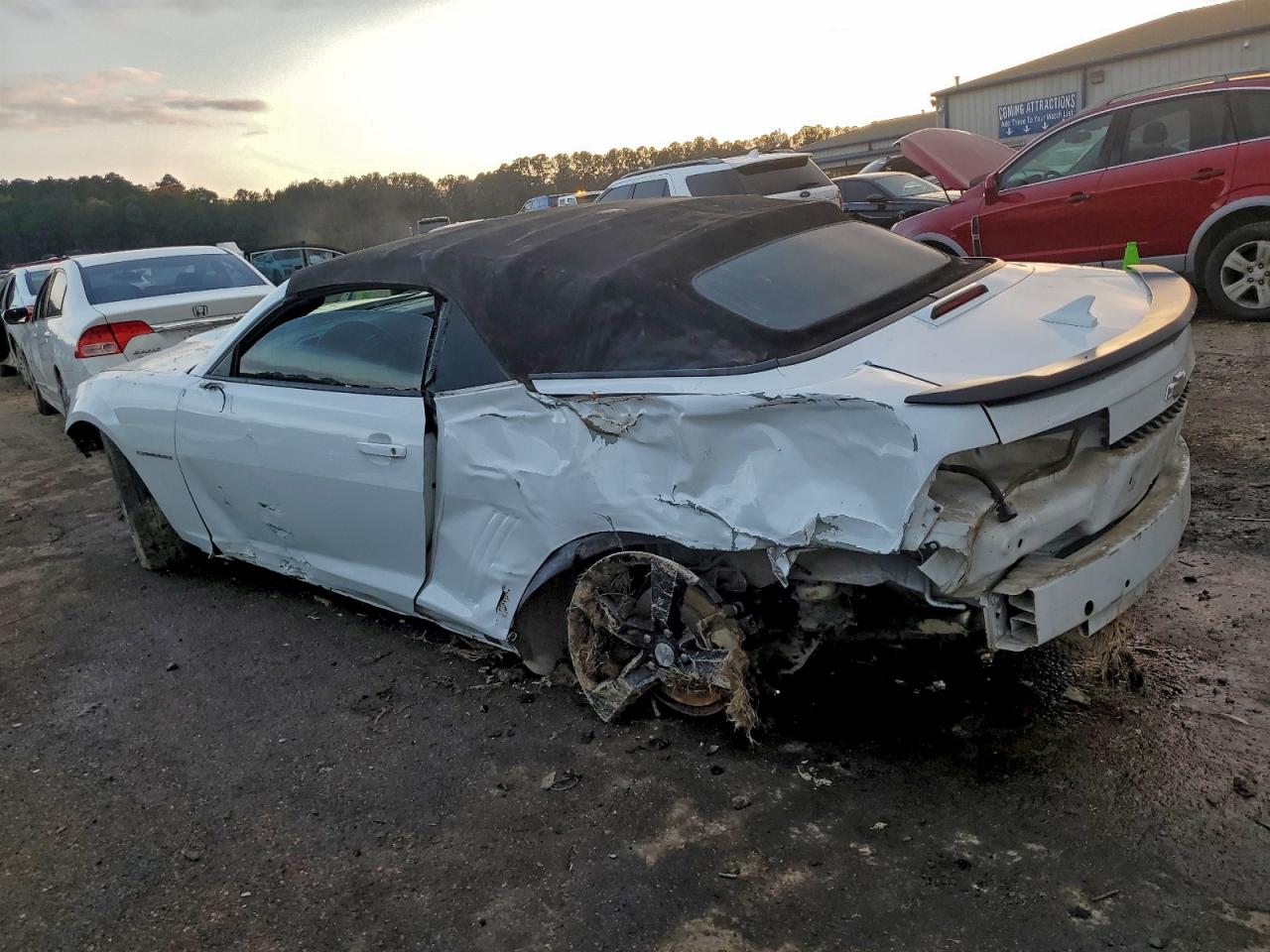 2012 Chevrolet Camaro Lt White vin: 2G1FB3D3XC9206987
