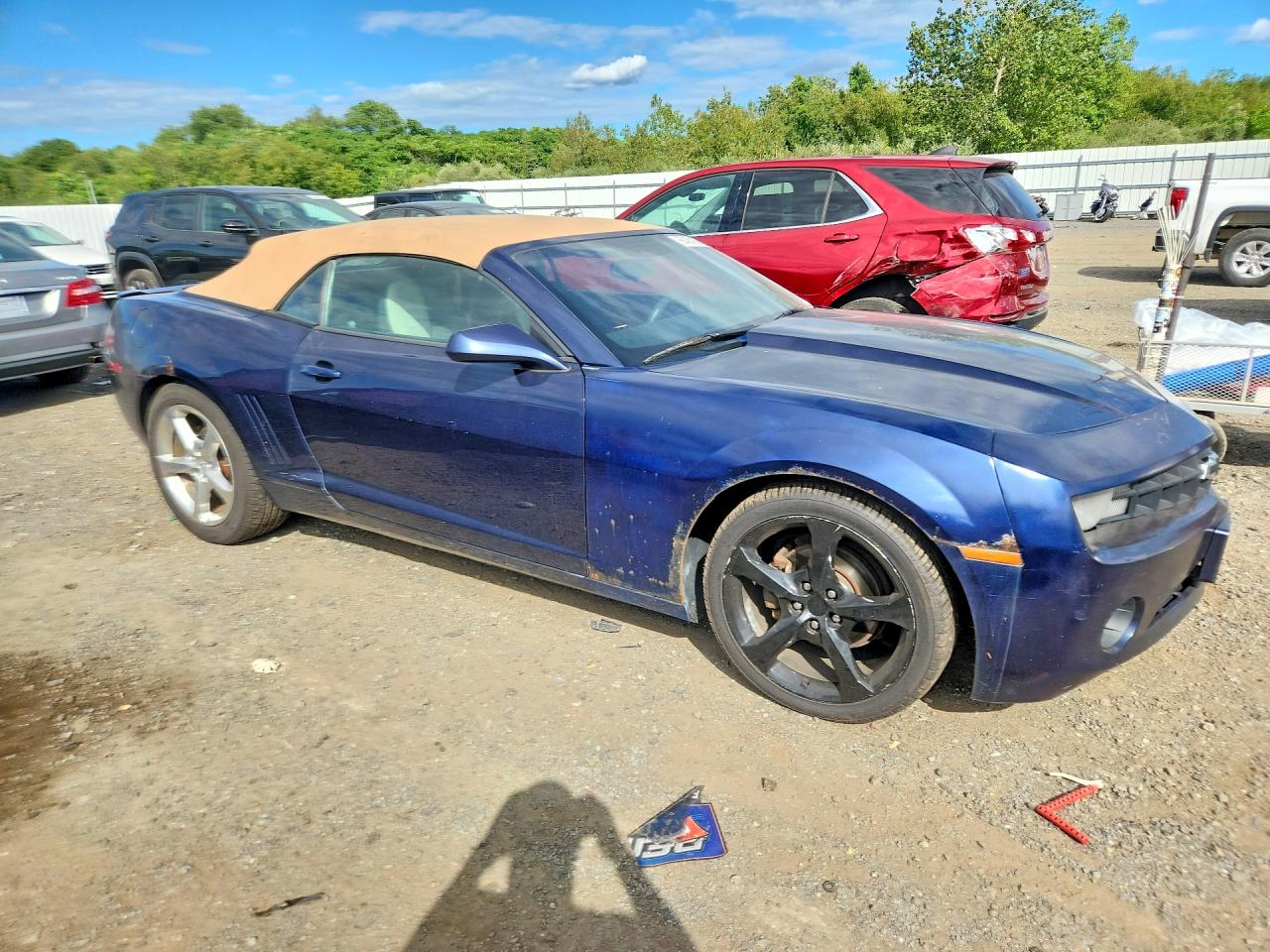 2011 Chevrolet Camaro Lt Blue vin: 2G1FB3DD3B9163634